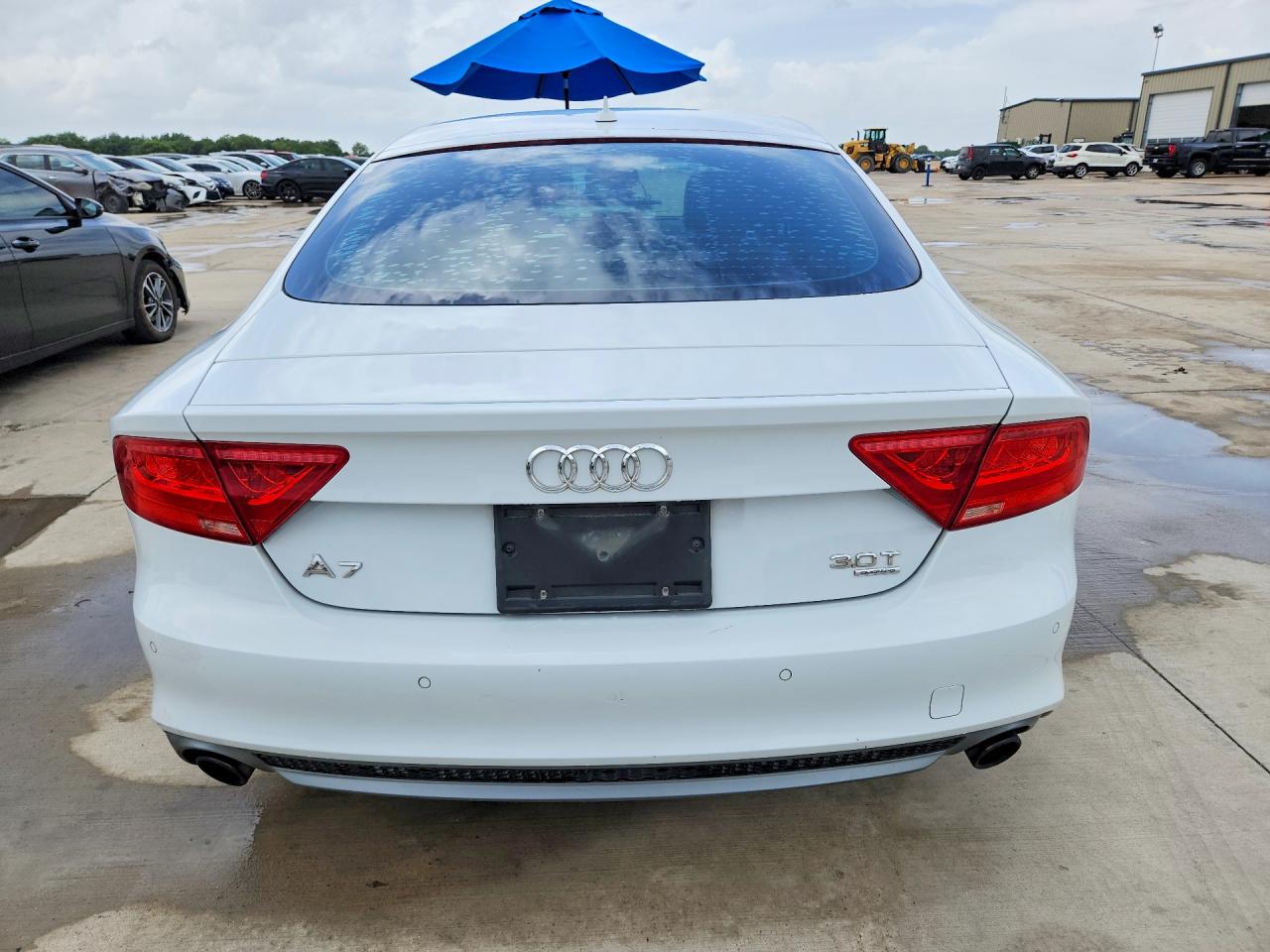 2012 Audi A7 Prestige White vin: WAU2GAFC7CN098413