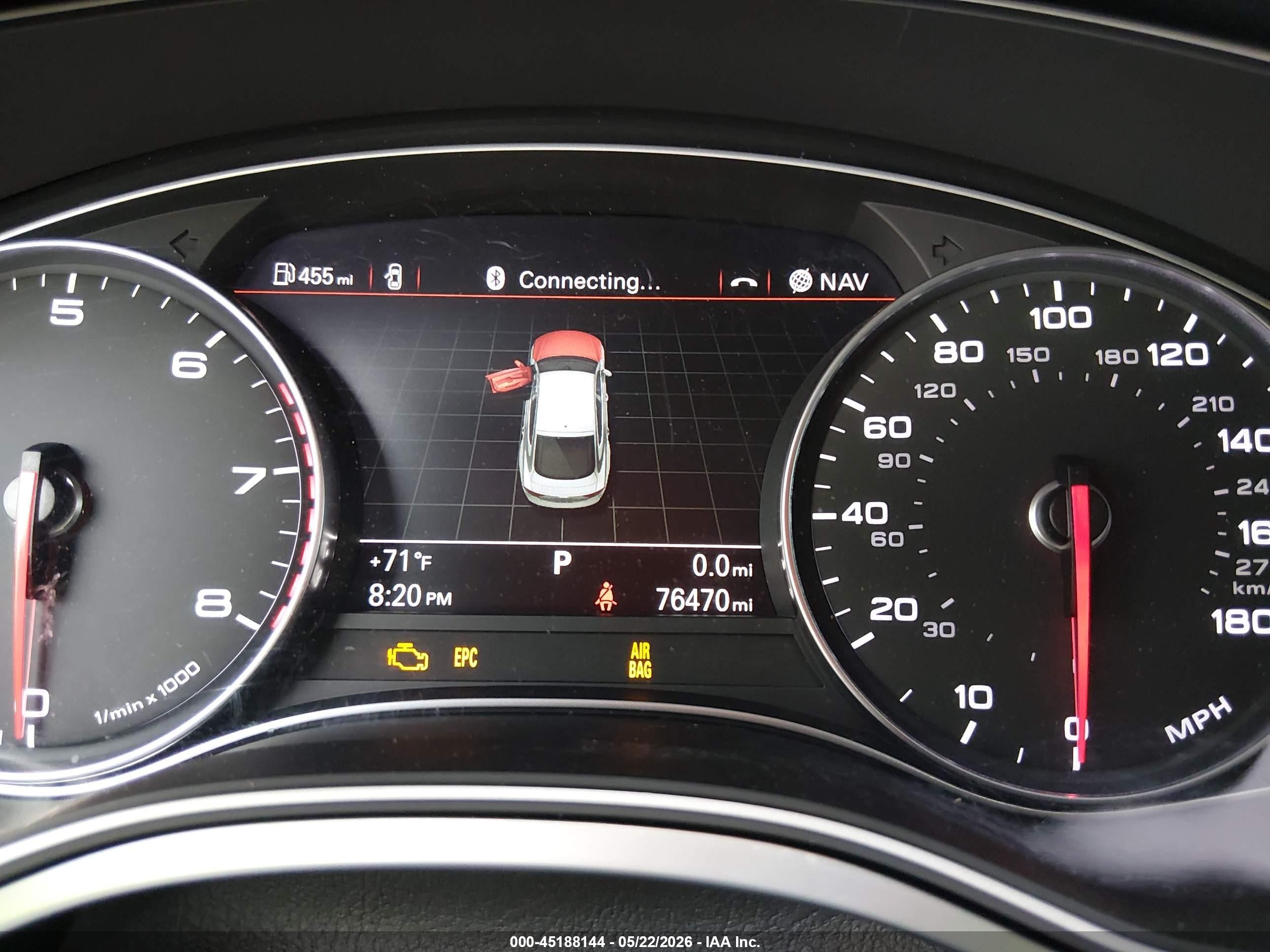 2013 Audi A7 3.0t Premium Black vin: WAU2GAFC7DN053618