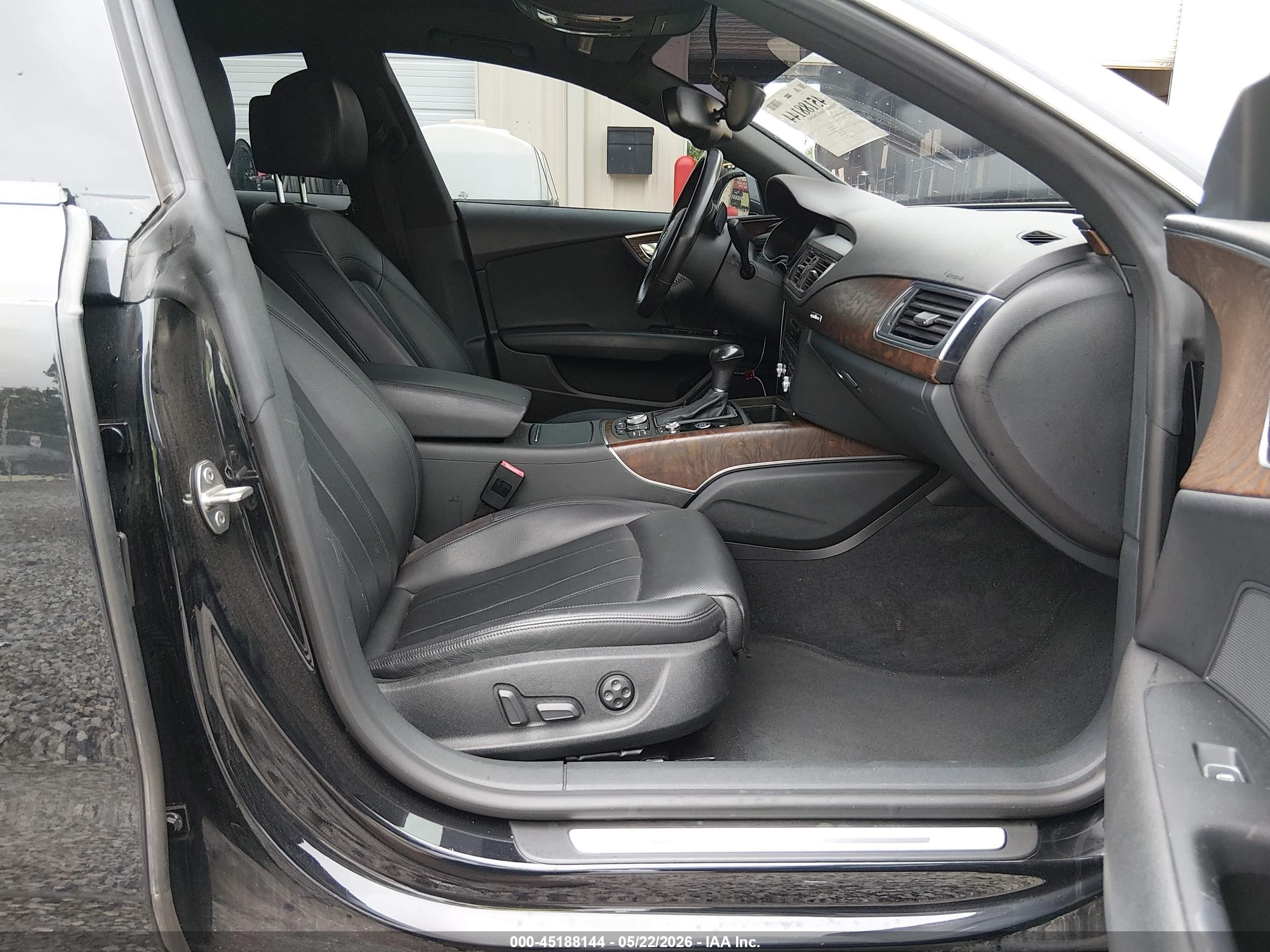 2013 Audi A7 3.0t Premium Black vin: WAU2GAFC7DN053618