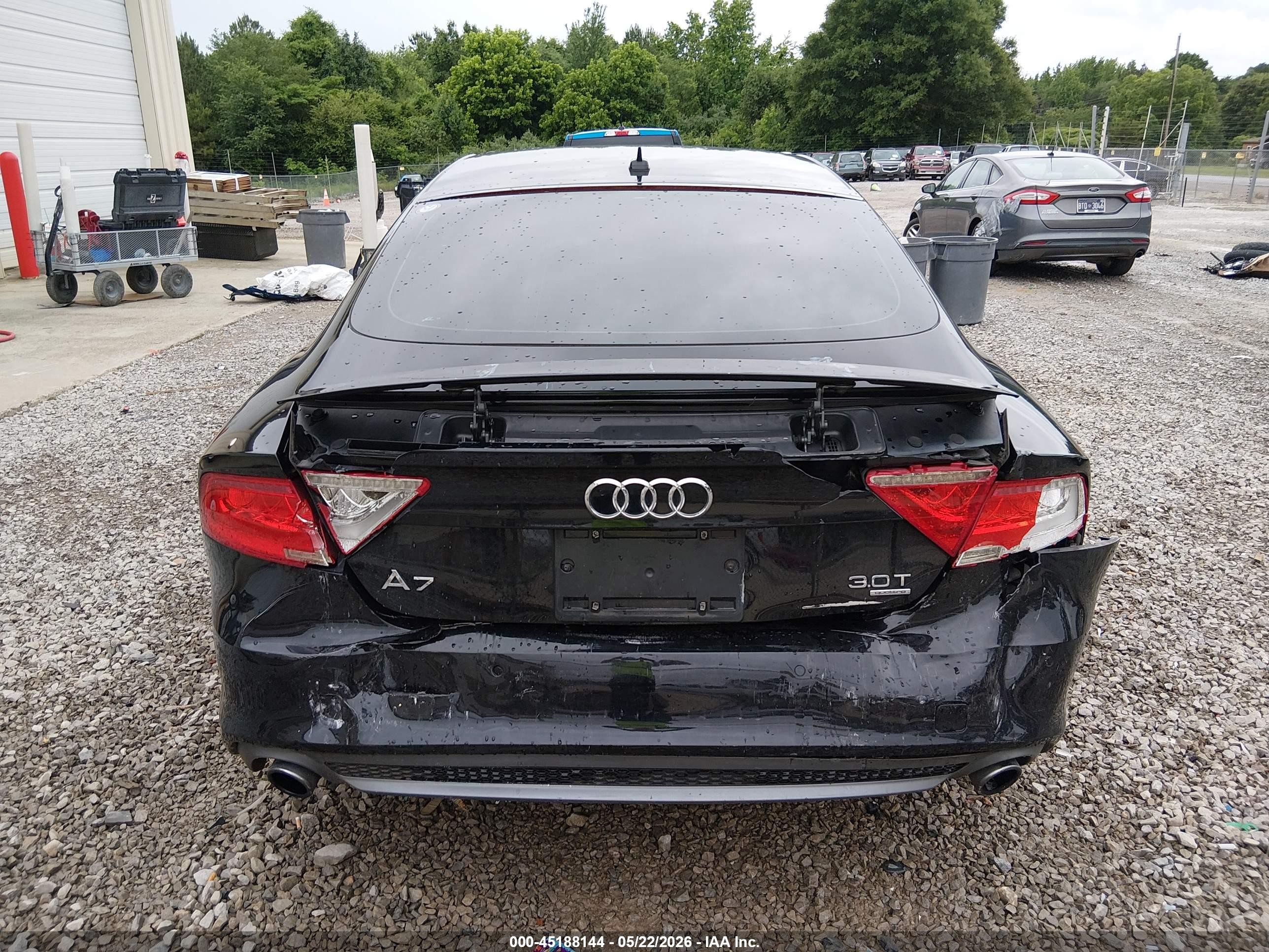 2013 Audi A7 3.0t Premium Black vin: WAU2GAFC7DN053618