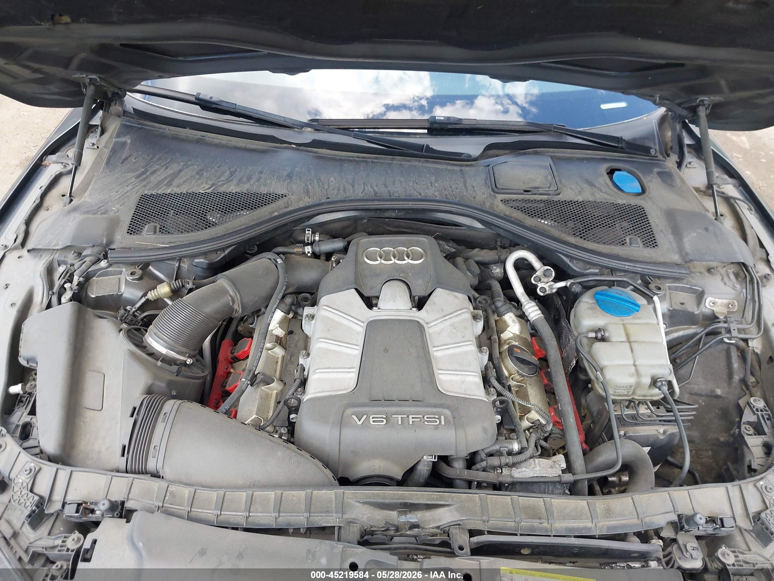 2013 Audi A7 3.0t Premium Серый vin: WAU2GAFC7DN114336