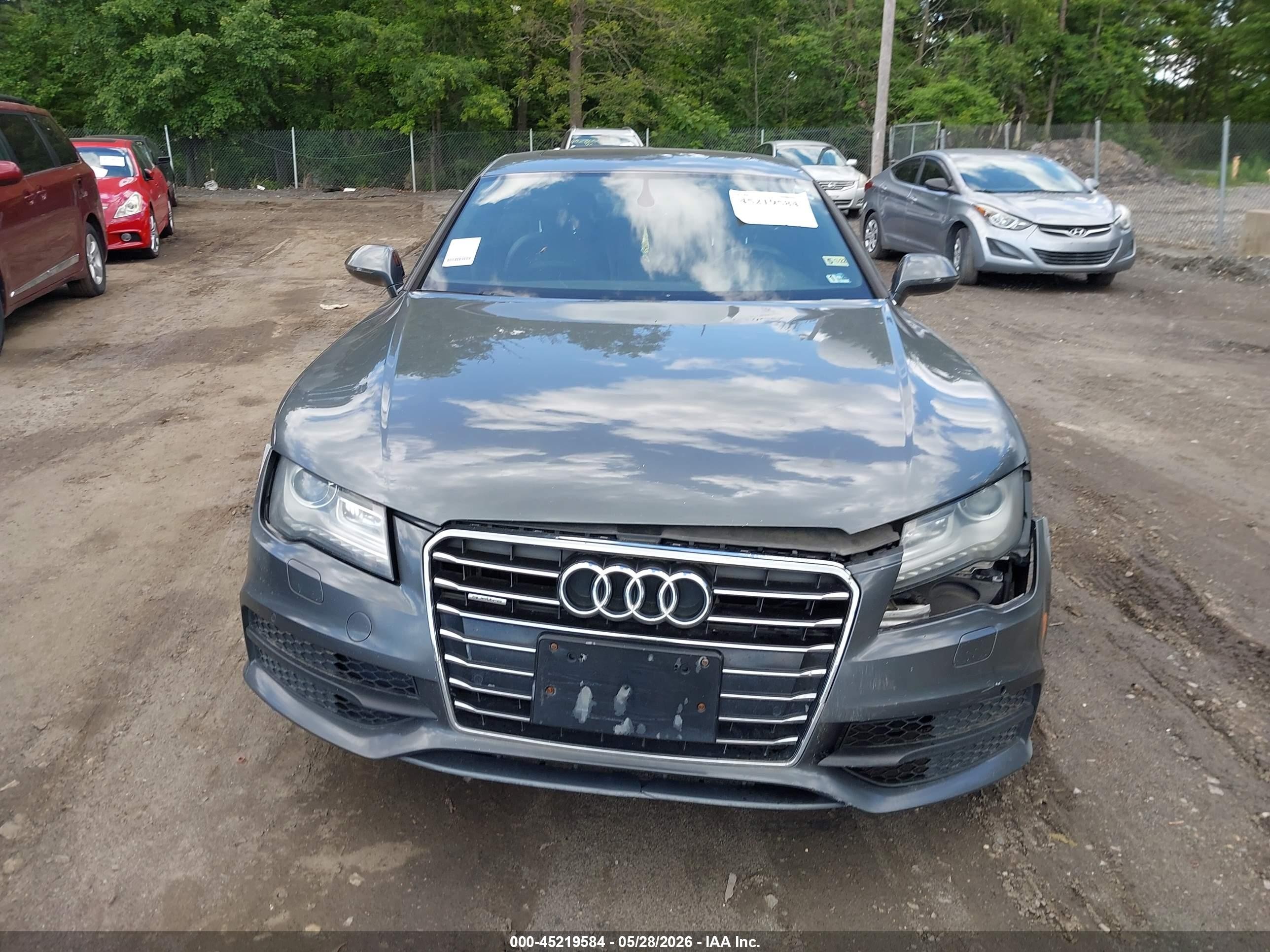 2013 Audi A7 3.0t Premium Серый vin: WAU2GAFC7DN114336