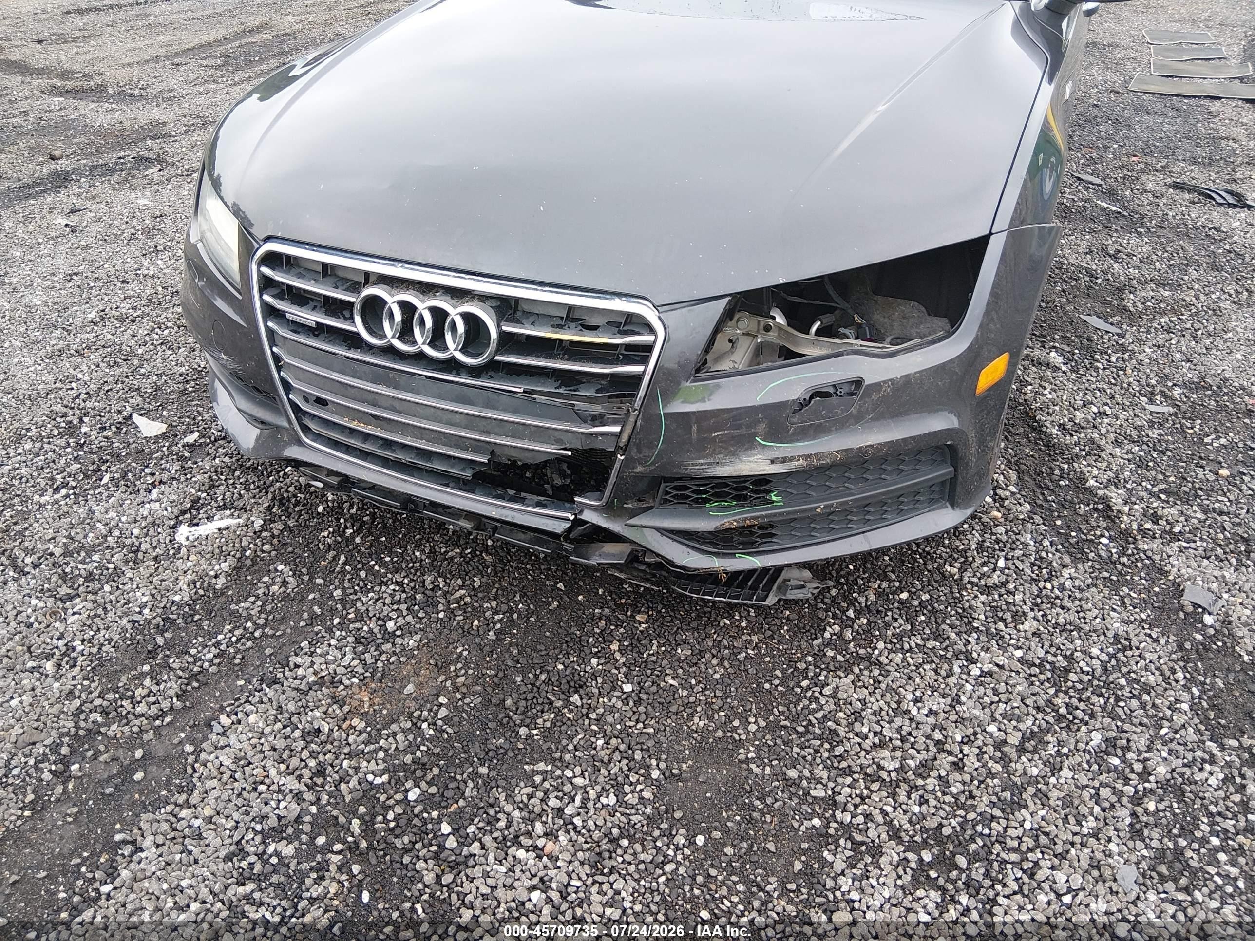 2014 Audi A7 3.0t Premium Plus Gray vin: WAU2GAFC7EN025898
