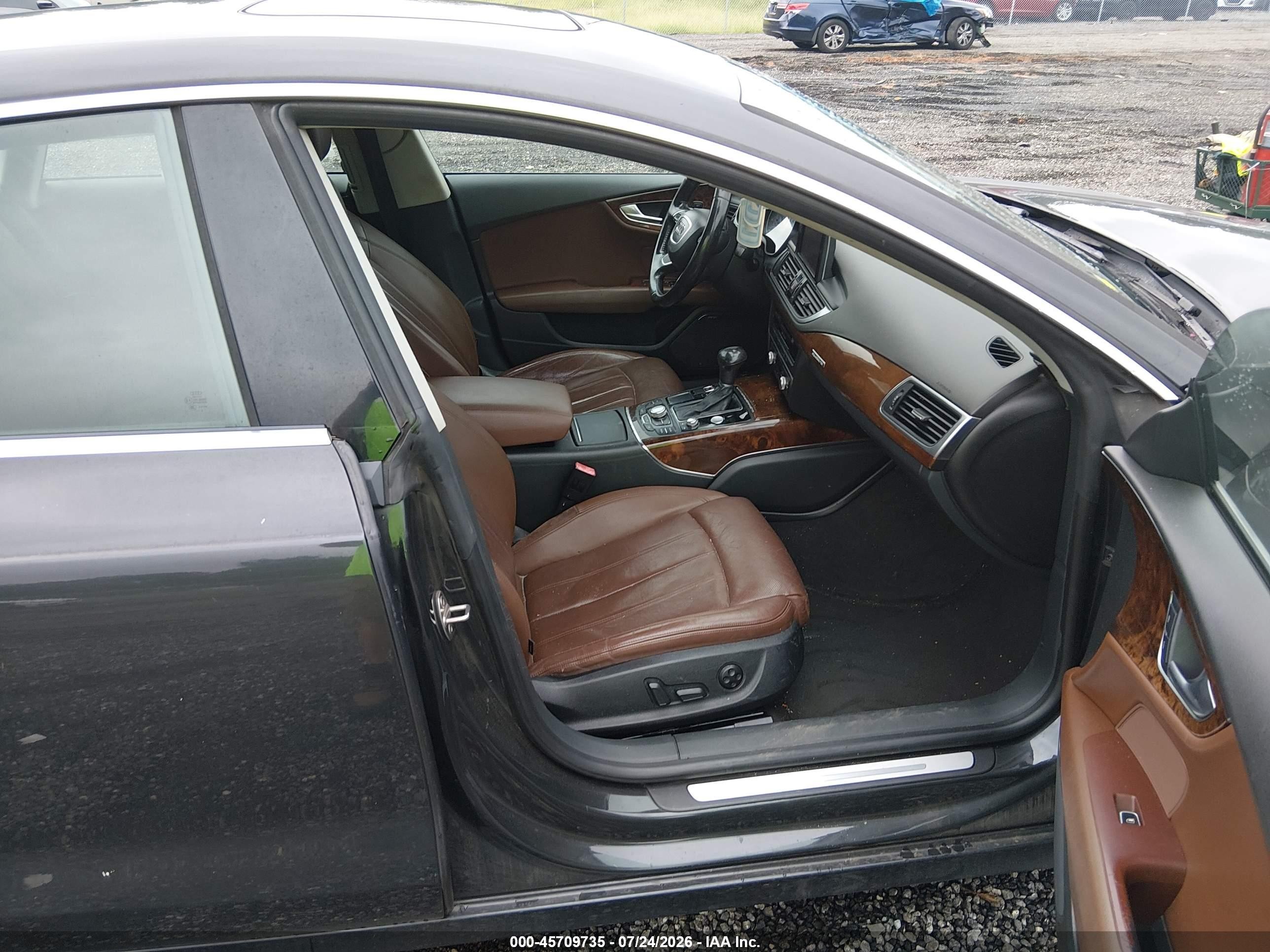 2014 Audi A7 3.0t Premium Plus Gray vin: WAU2GAFC7EN025898
