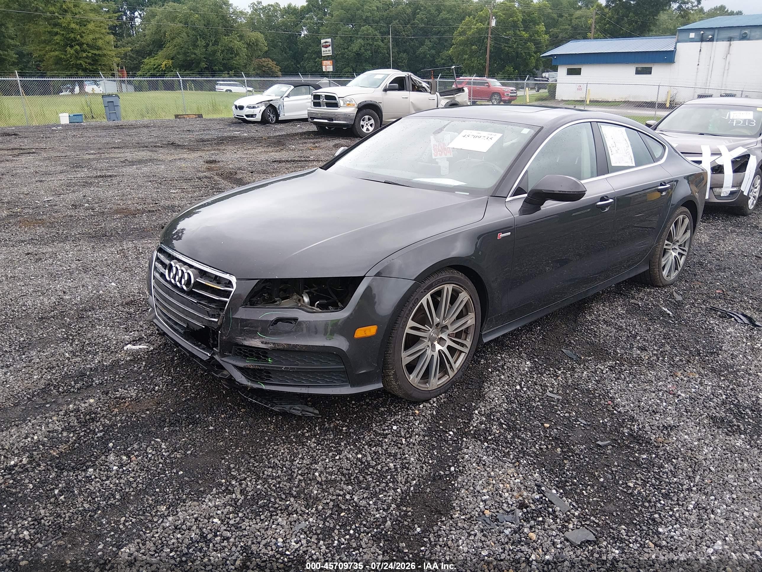 2014 Audi A7 3.0t Premium Plus Gray vin: WAU2GAFC7EN025898
