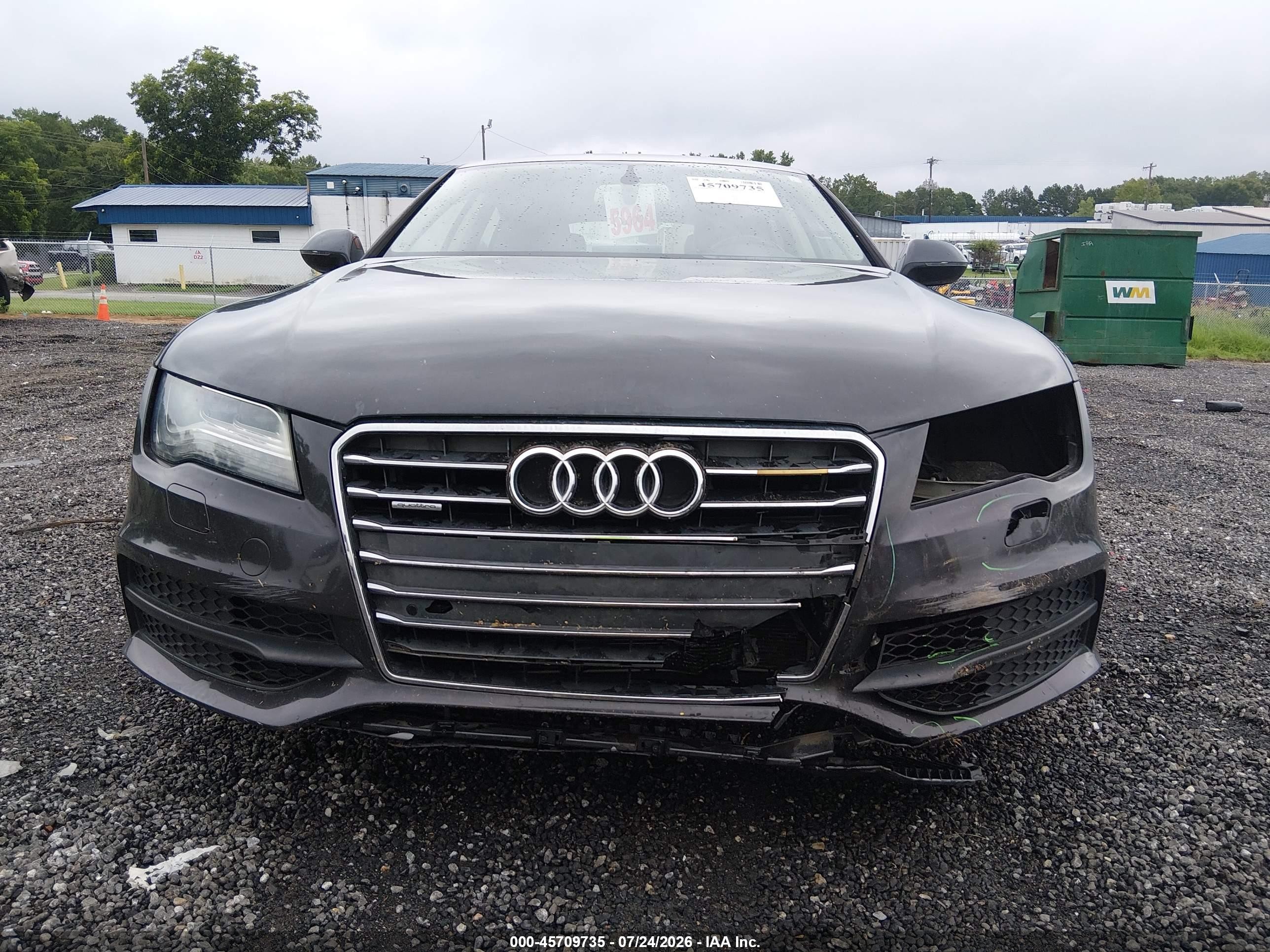 2014 Audi A7 3.0t Premium Plus Gray vin: WAU2GAFC7EN025898