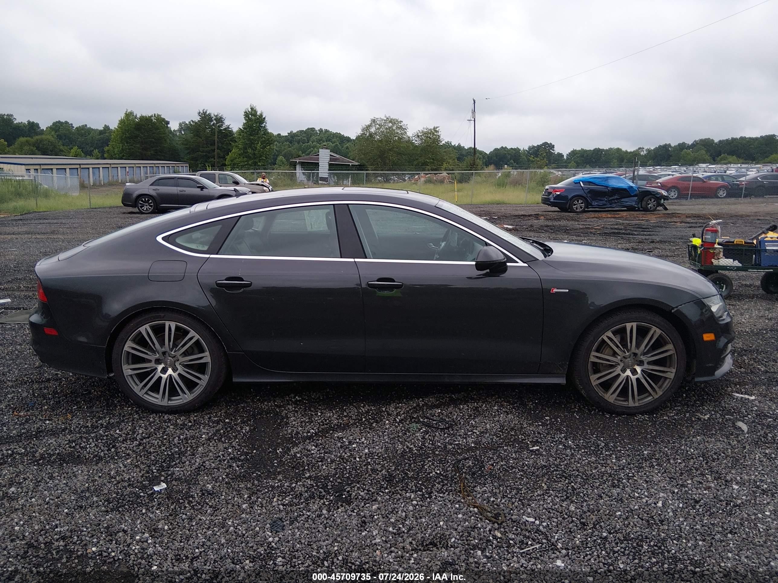 2014 Audi A7 3.0t Premium Plus Gray vin: WAU2GAFC7EN025898