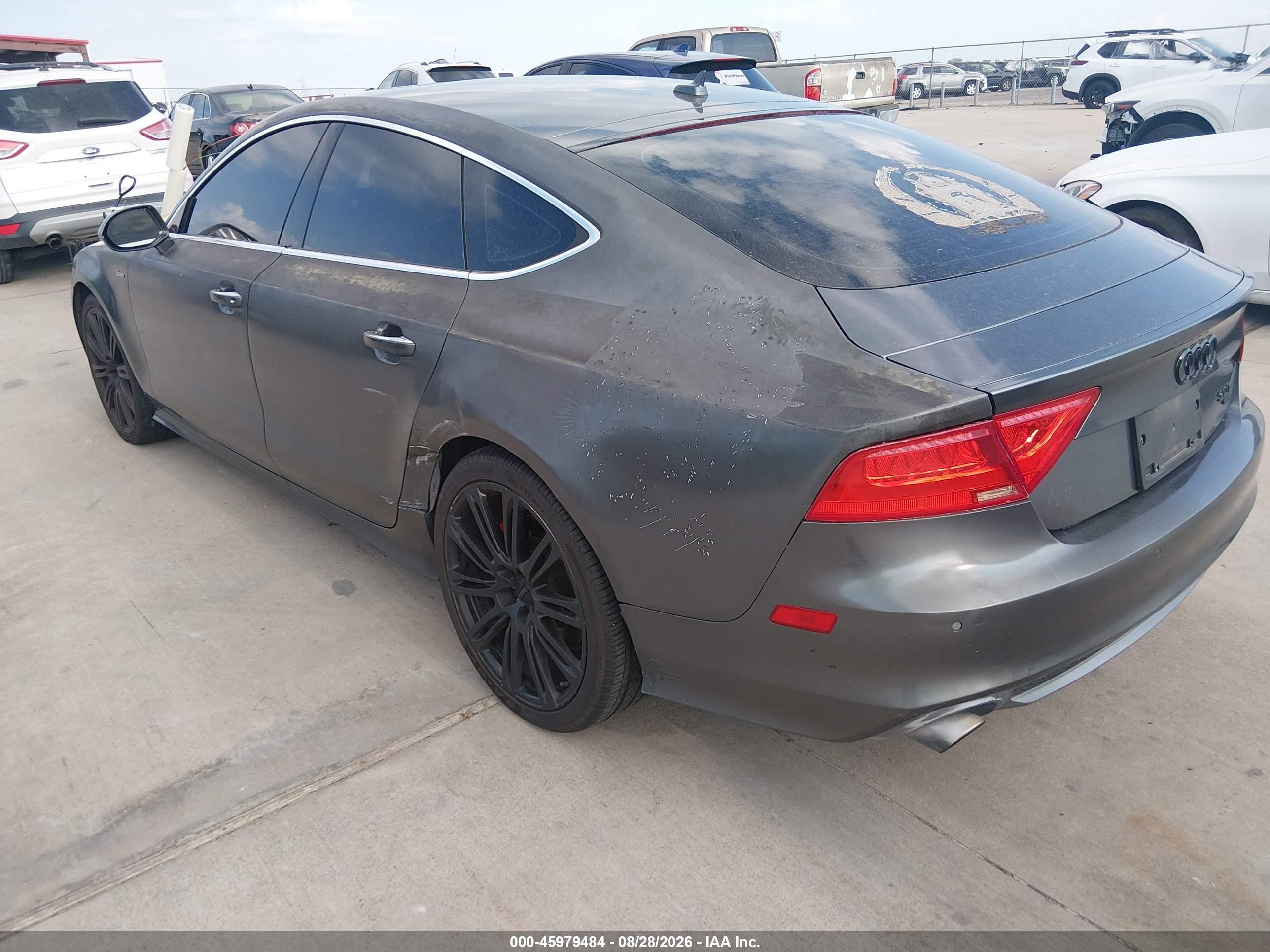 2014 Audi A7 3.0t Premium Plus Gray vin: WAU2GAFC7EN104052