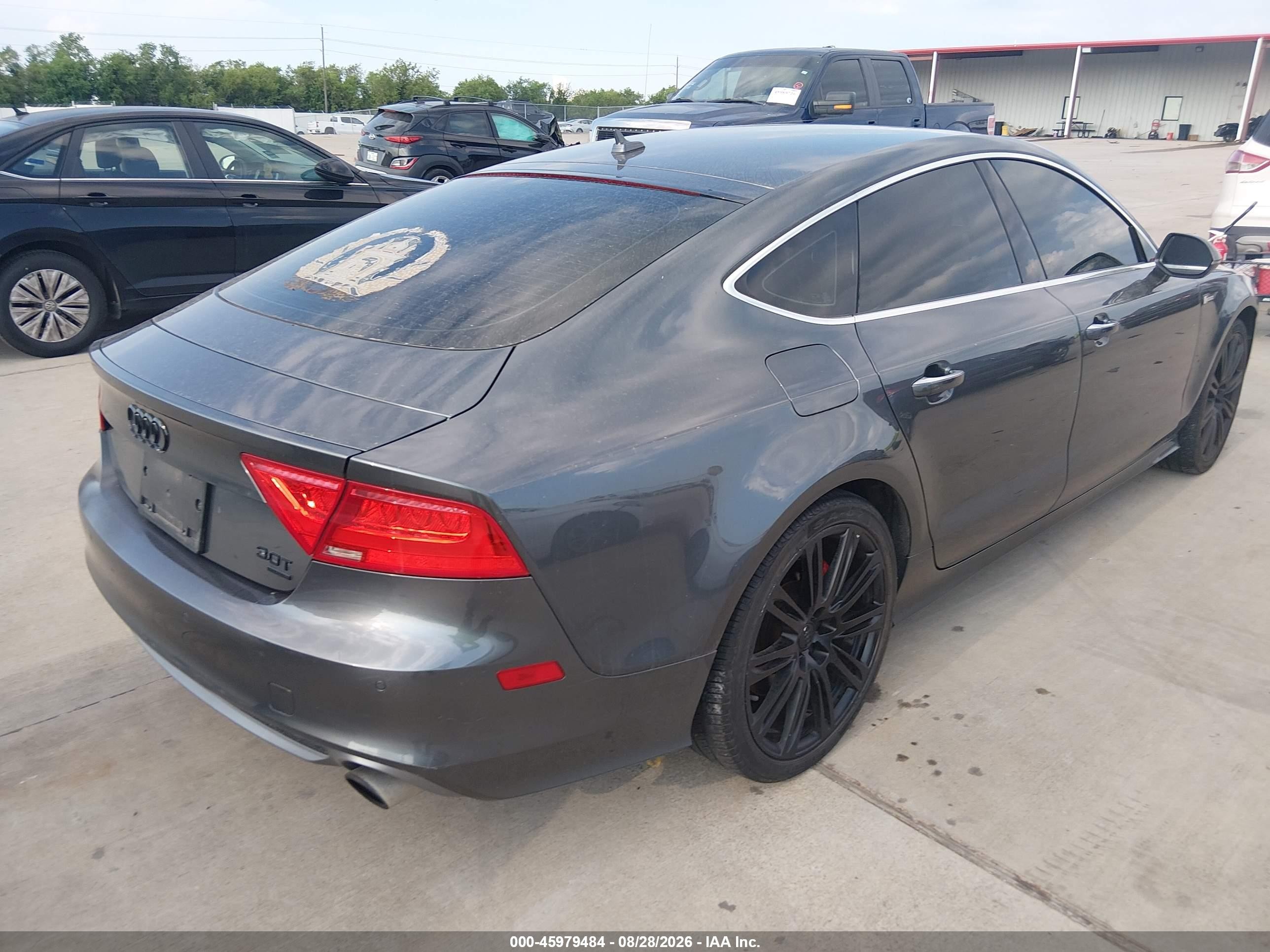 2014 Audi A7 3.0t Premium Plus Gray vin: WAU2GAFC7EN104052