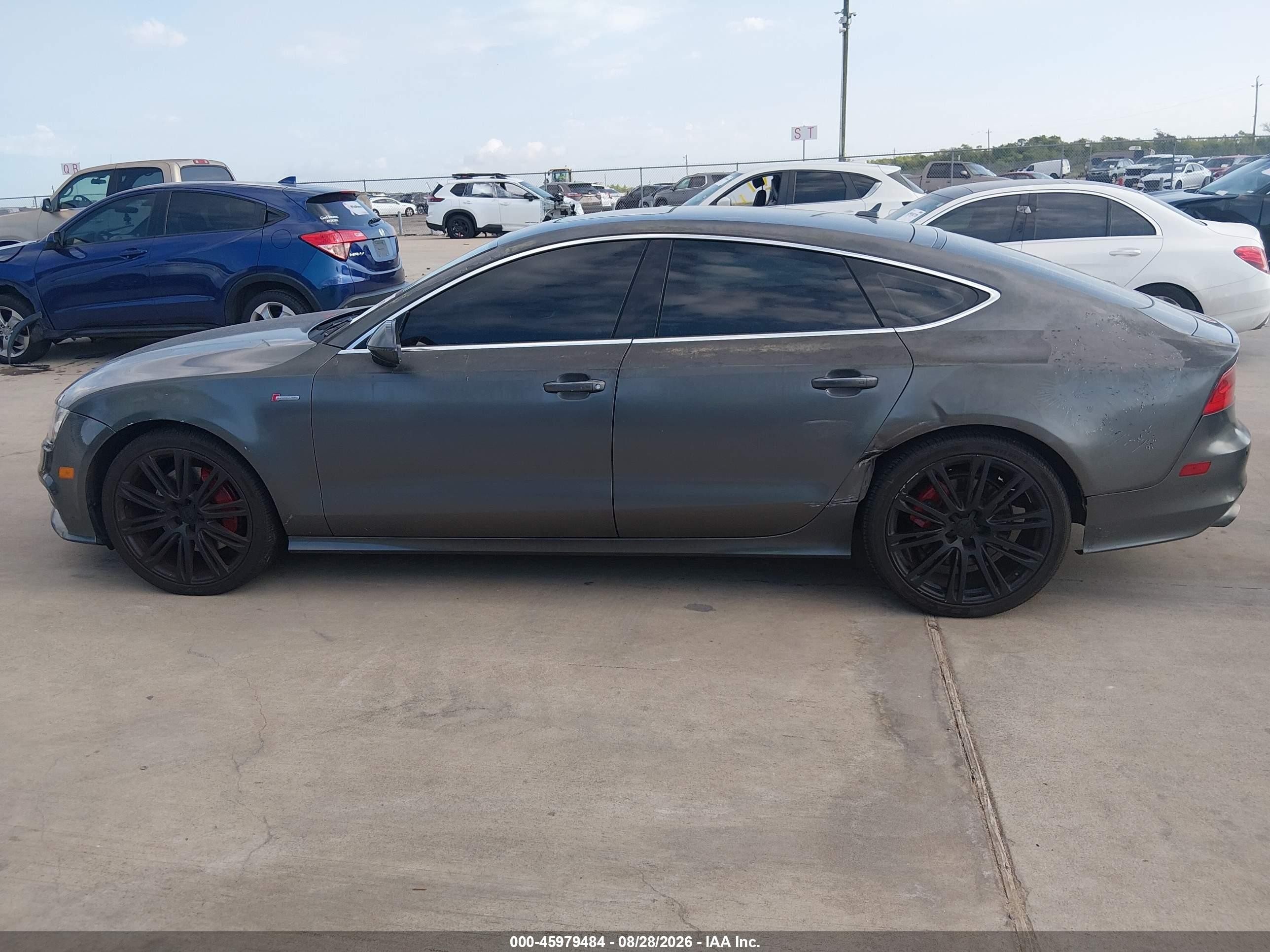 2014 Audi A7 3.0t Premium Plus Gray vin: WAU2GAFC7EN104052