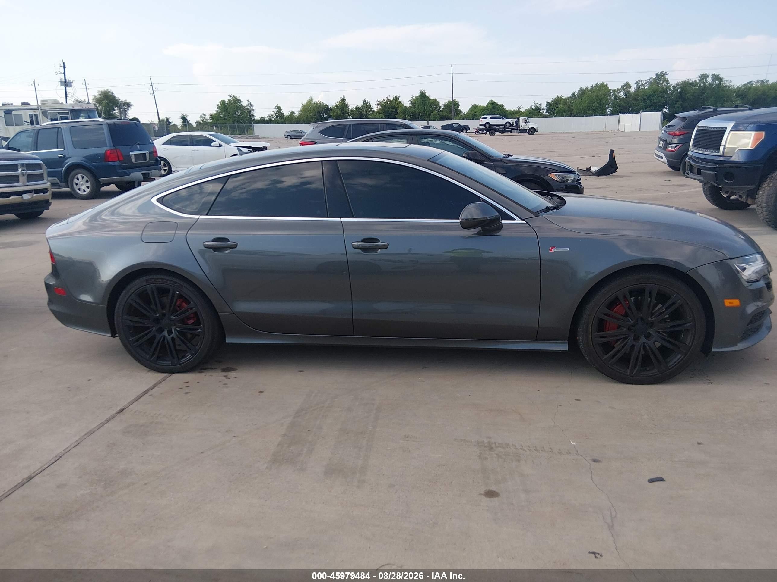 2014 Audi A7 3.0t Premium Plus Gray vin: WAU2GAFC7EN104052