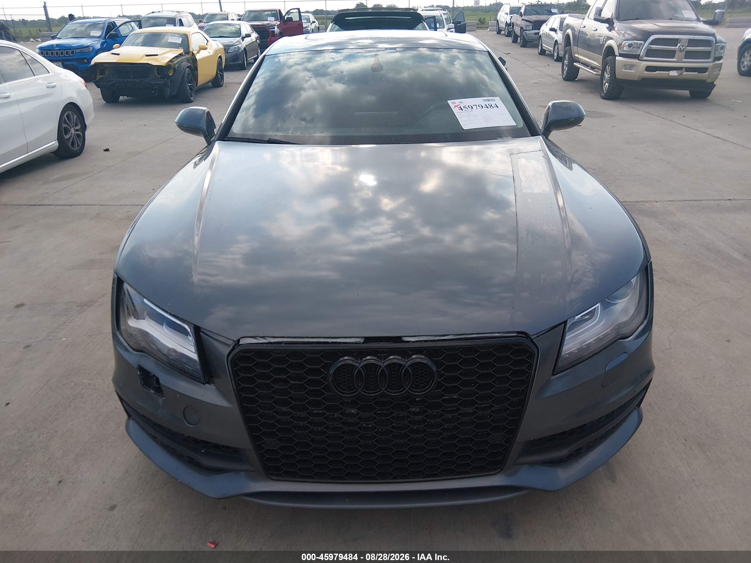 2014 Audi A7 3.0t Premium Plus Gray vin: WAU2GAFC7EN104052