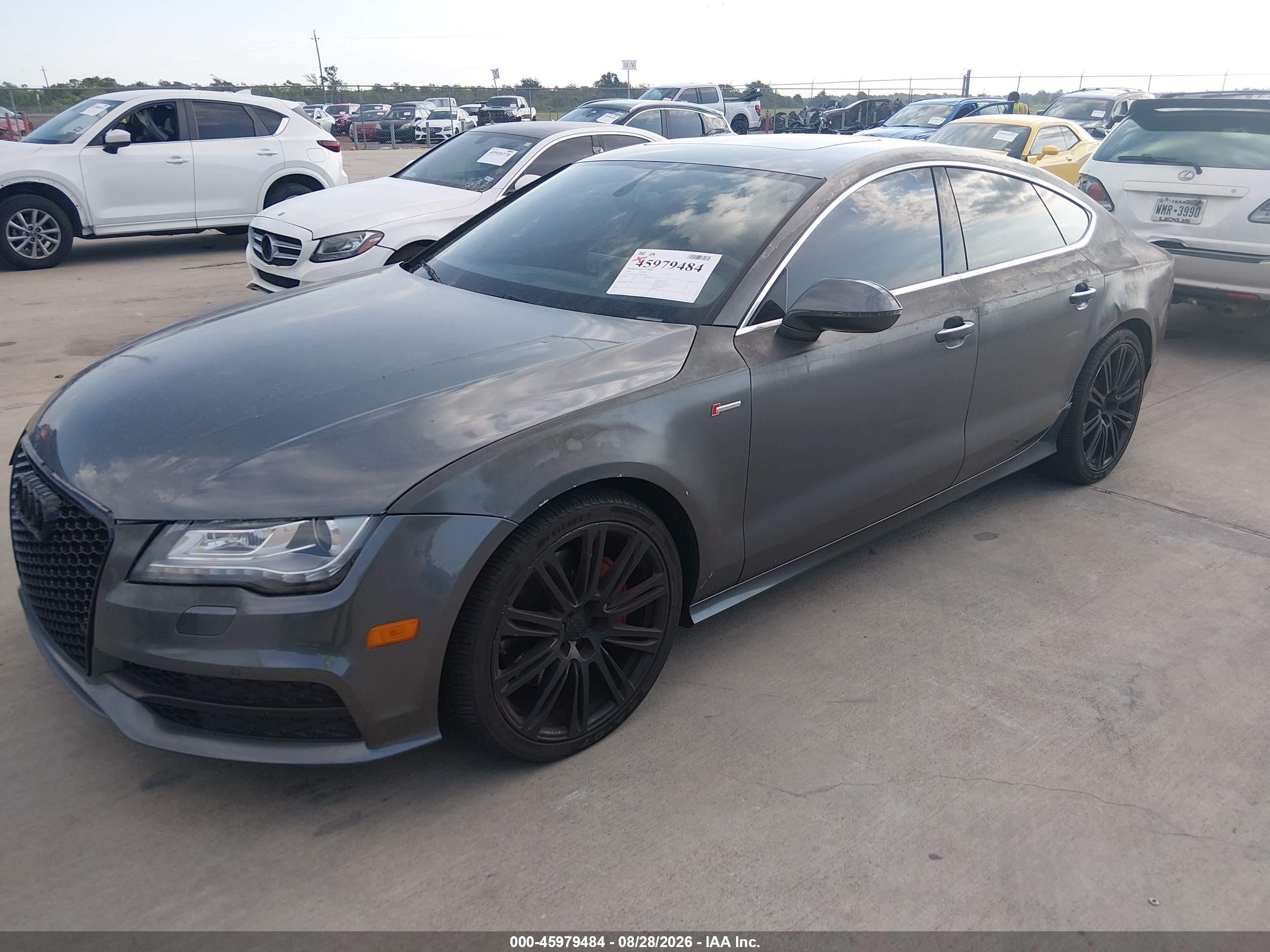 2014 Audi A7 3.0t Premium Plus Gray vin: WAU2GAFC7EN104052