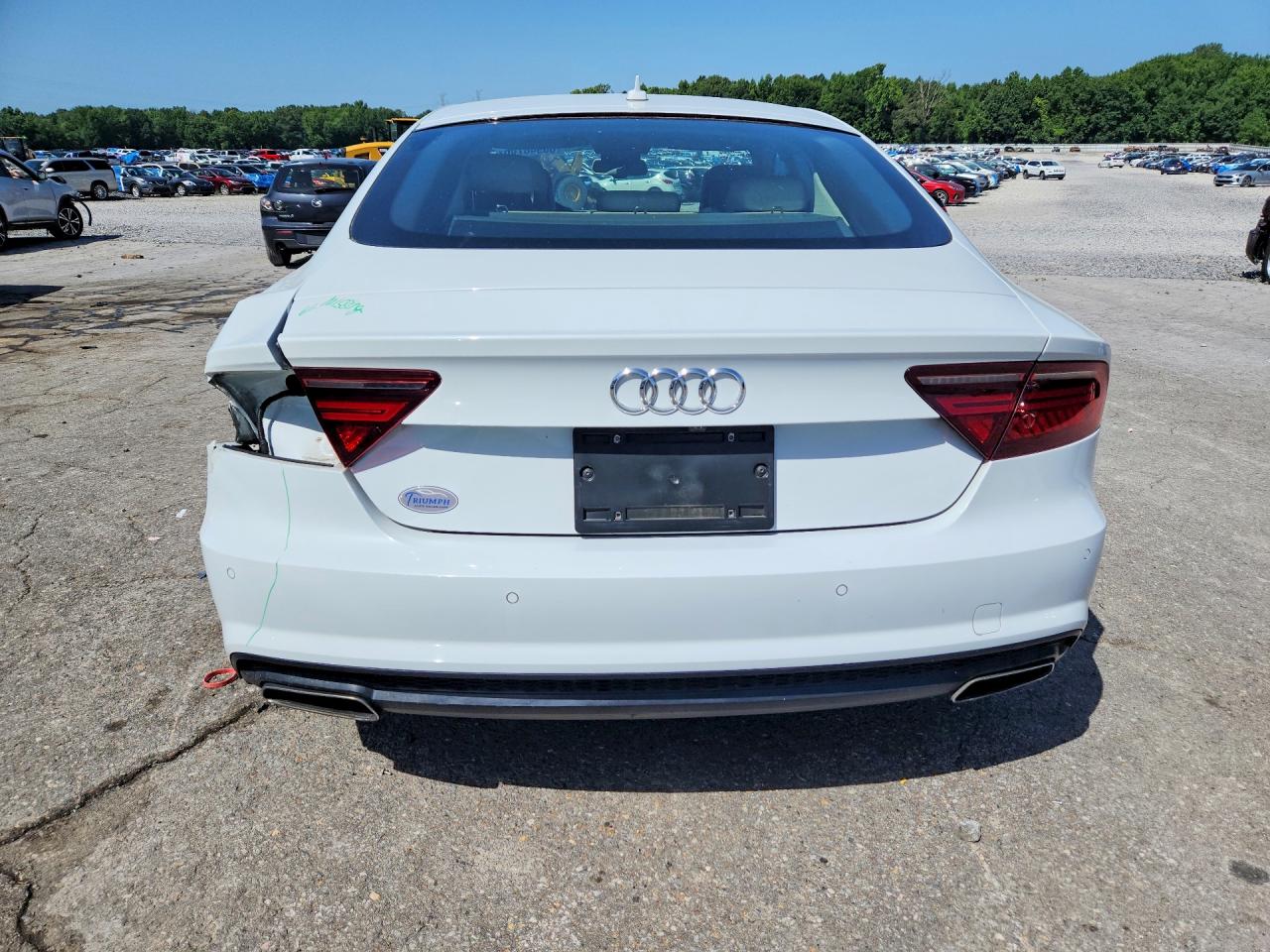 2016 Audi A7 Prestige White vin: WAU2GAFC7GN111196