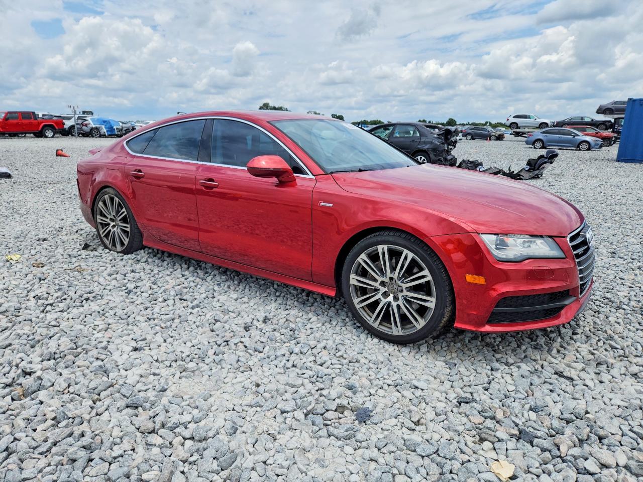 2013 Audi A7 Prestige Burgundy vin: WAU2GAFC8DN054003