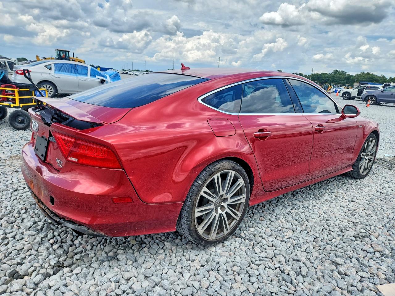 2013 Audi A7 Prestige Burgundy vin: WAU2GAFC8DN054003