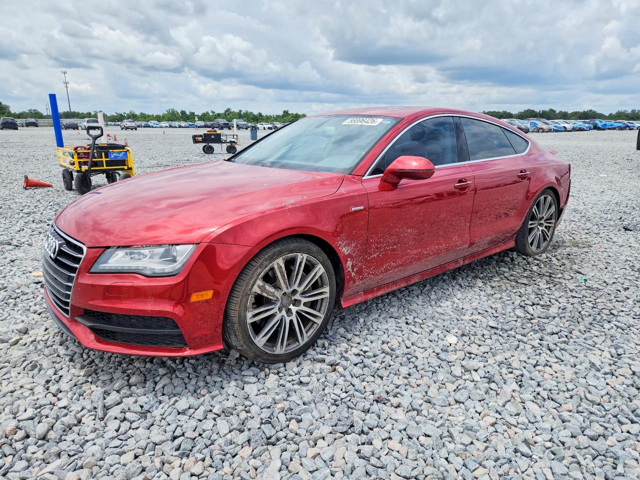 2013 Audi A7 Prestige Burgundy vin: WAU2GAFC8DN054003