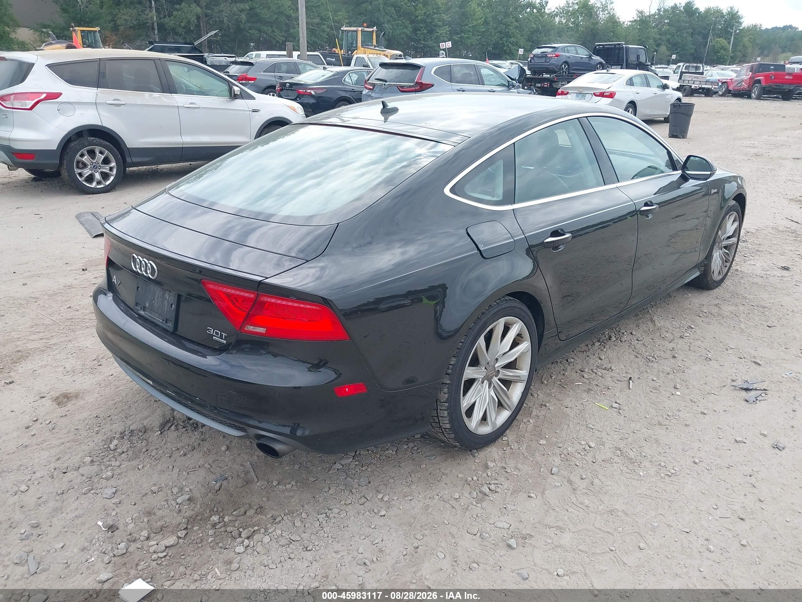 2014 Audi A7 3.0t Premium Plus Black vin: WAU2GAFC8EN104156