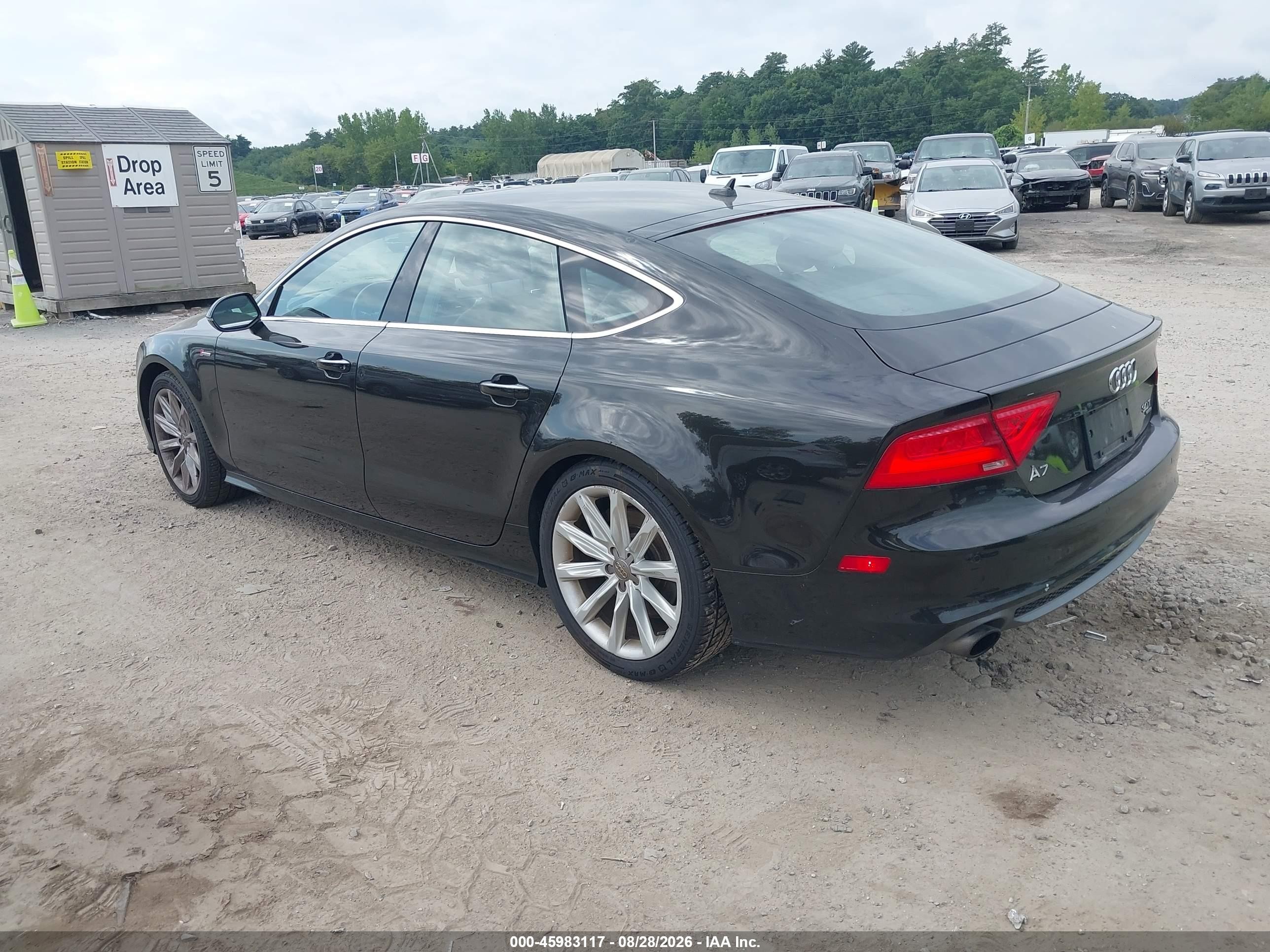 2014 Audi A7 3.0t Premium Plus Black vin: WAU2GAFC8EN104156