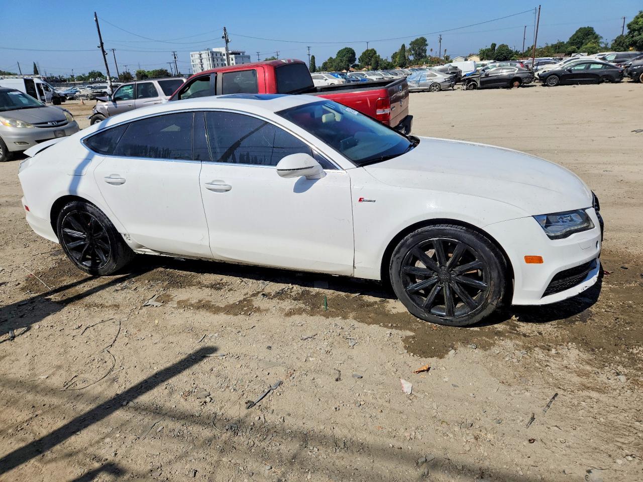 2012 Audi A7 Prestige Белый vin: WAU2GAFC9CN080284