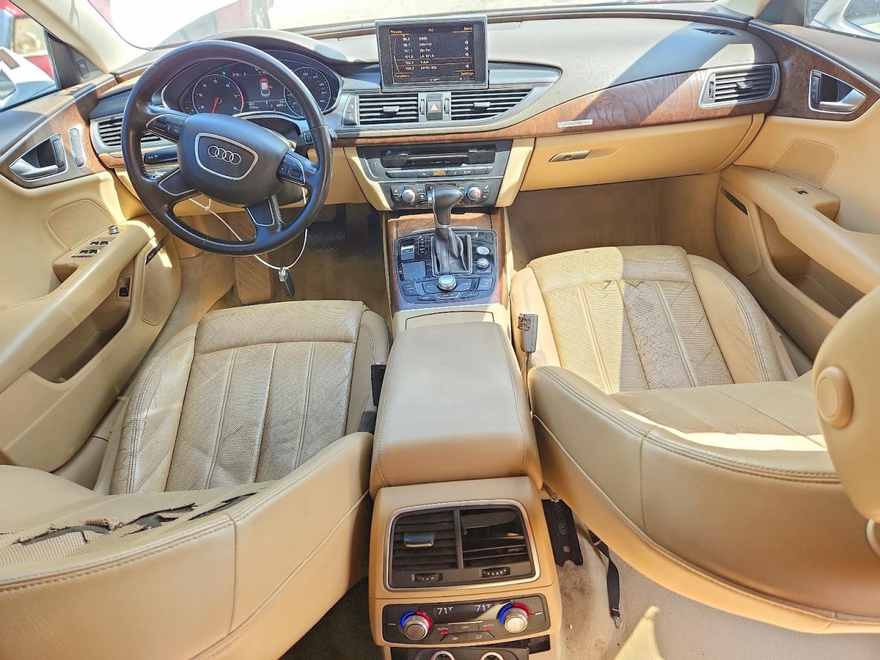 2012 Audi A7 Prestige Белый vin: WAU2GAFC9CN080284