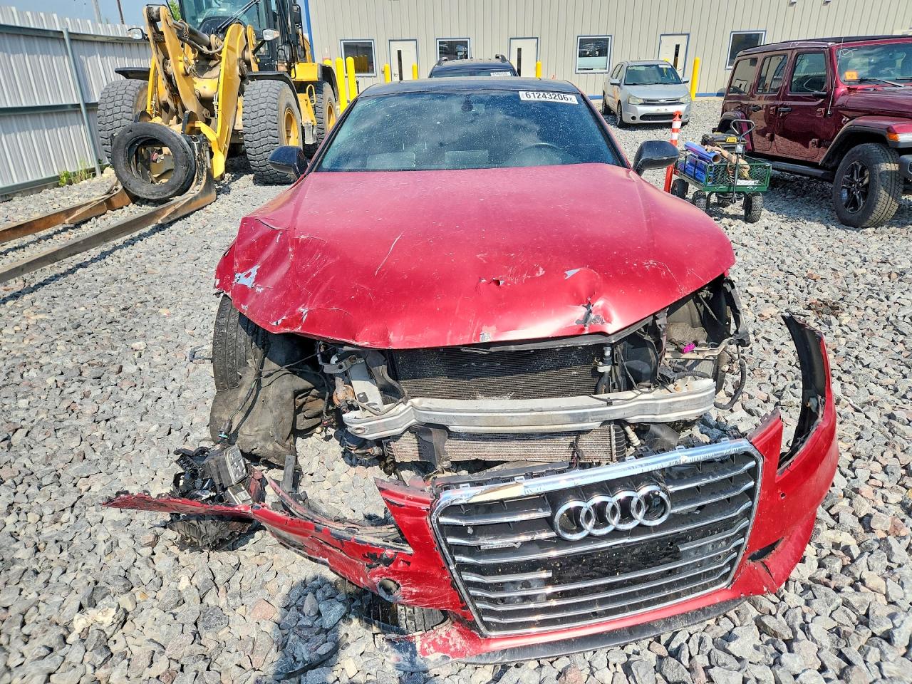 2012 Audi A7 Prestige Maroon vin: WAU2GAFC9CN165335