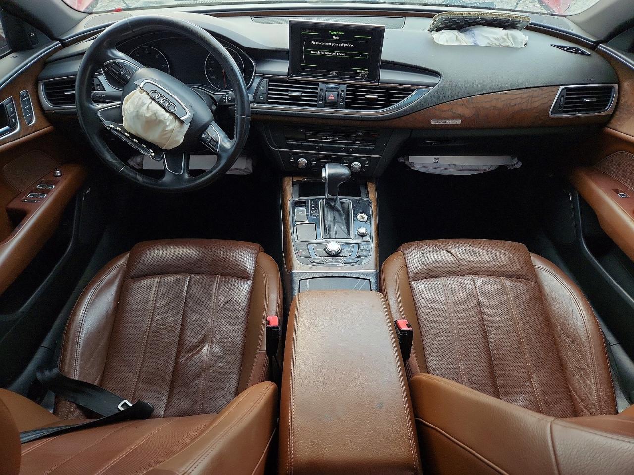 2012 Audi A7 Prestige Maroon vin: WAU2GAFC9CN165335
