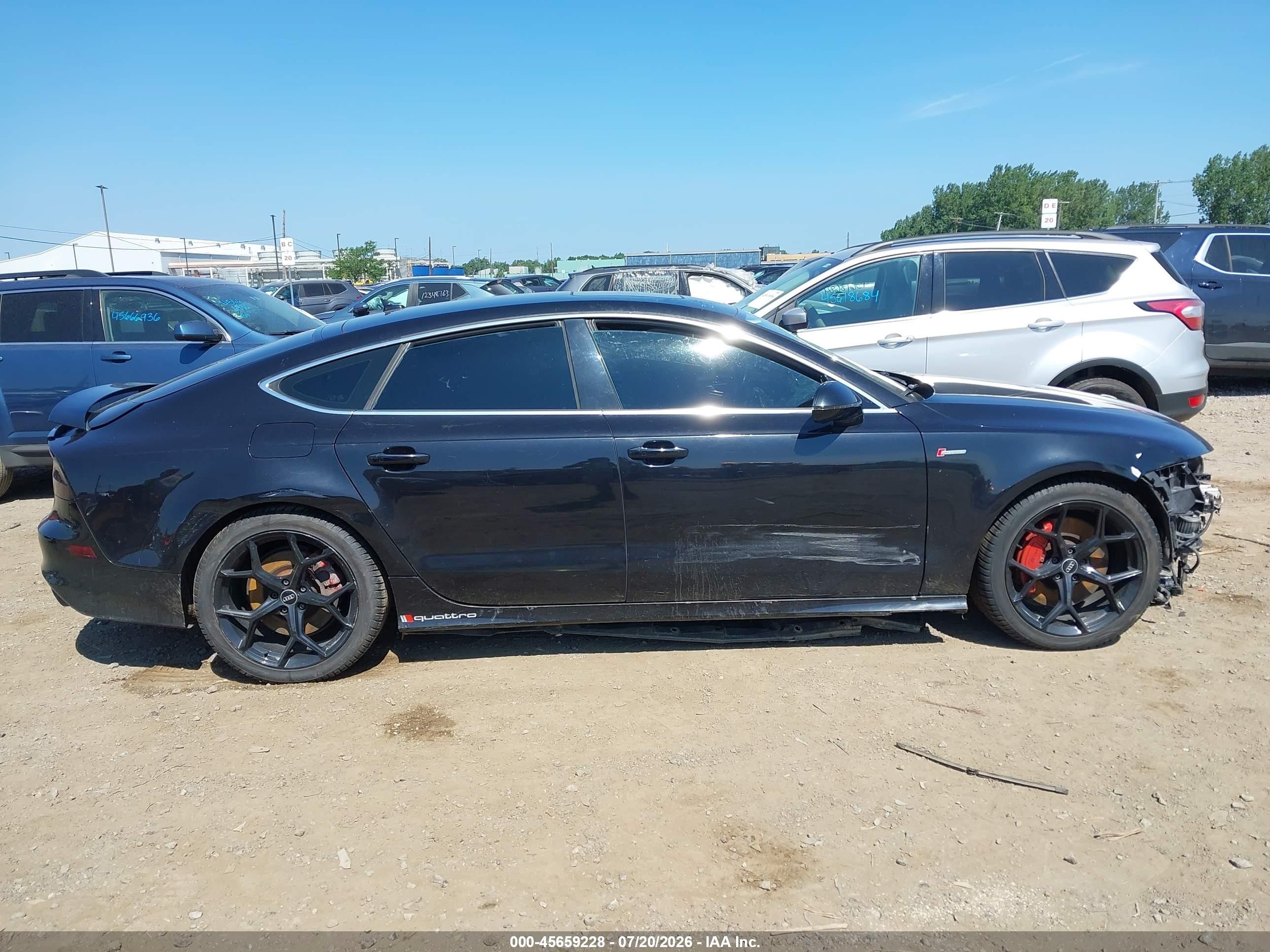 2014 Audi A7 3.0t Premium Plus Black vin: WAU2GAFC9EN062127