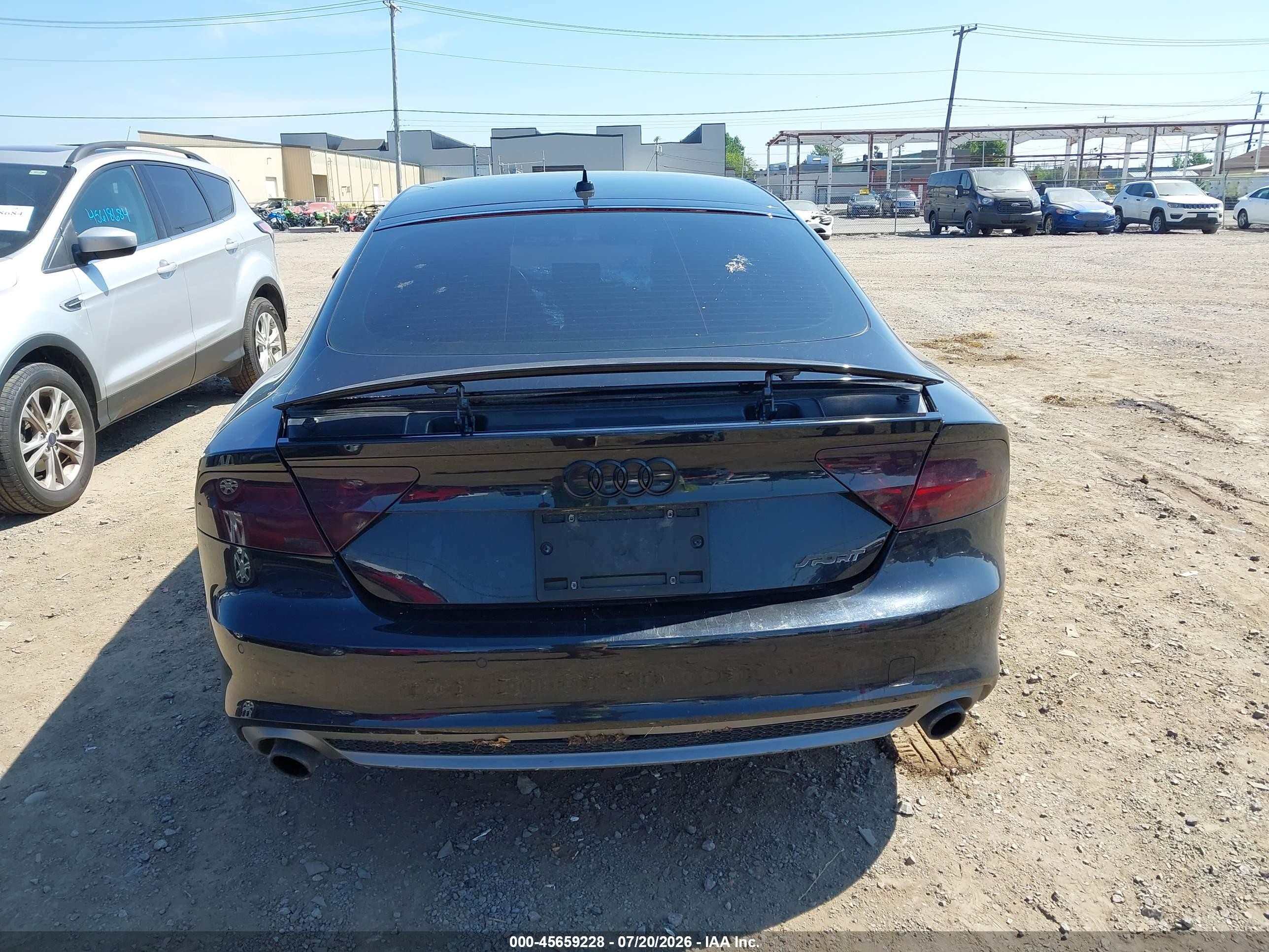 2014 Audi A7 3.0t Premium Plus Black vin: WAU2GAFC9EN062127