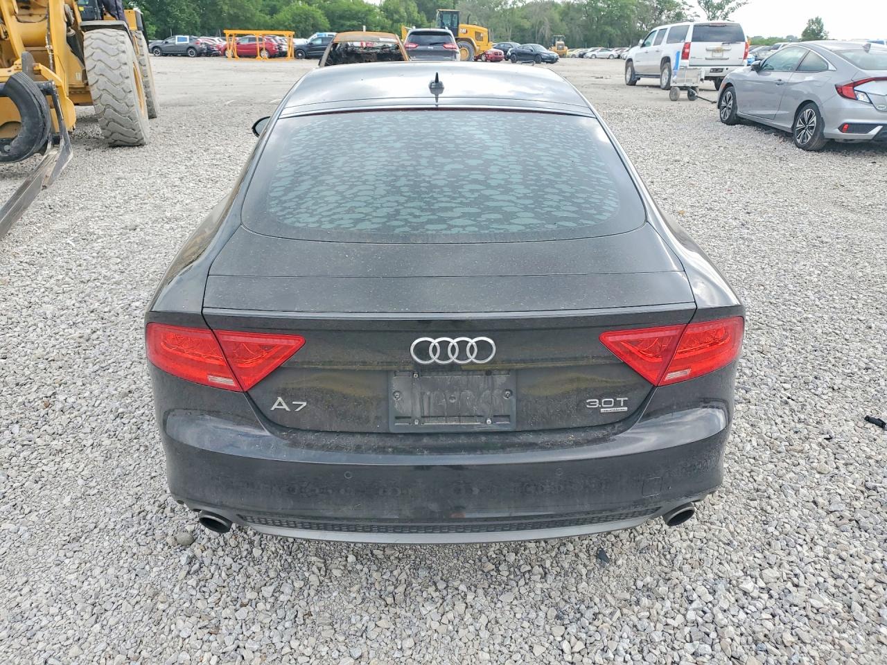 2014 Audi A7 Black vin: WAU2GAFC9EN108734