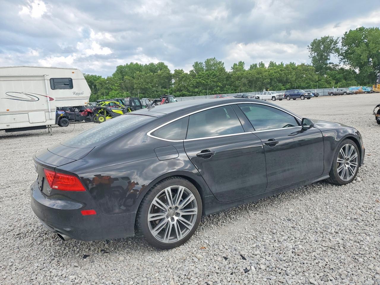2014 Audi A7 Black vin: WAU2GAFC9EN108734