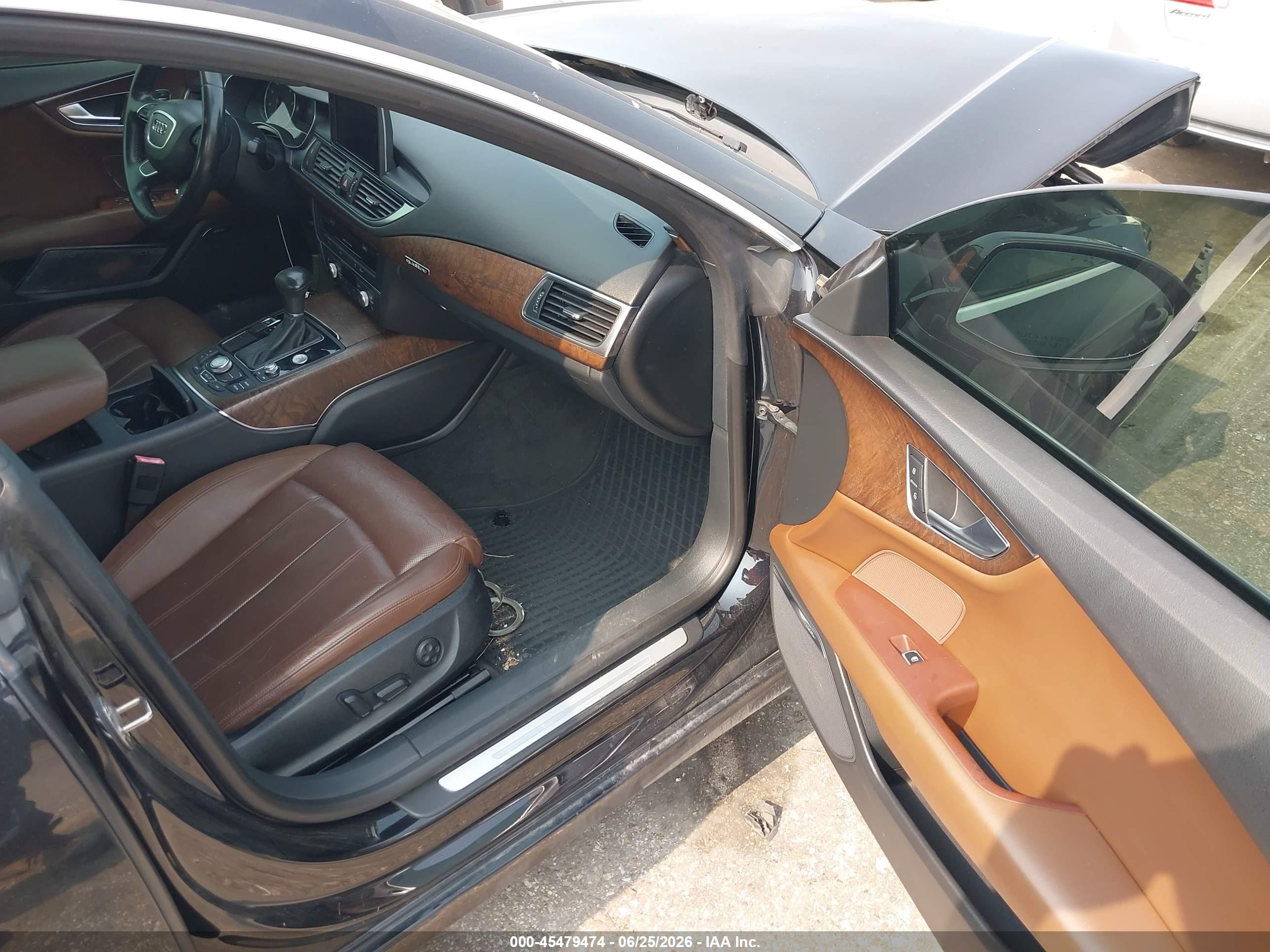 2014 Audi A7 3.0t Premium Plus Black vin: WAU2GAFCXEN020811