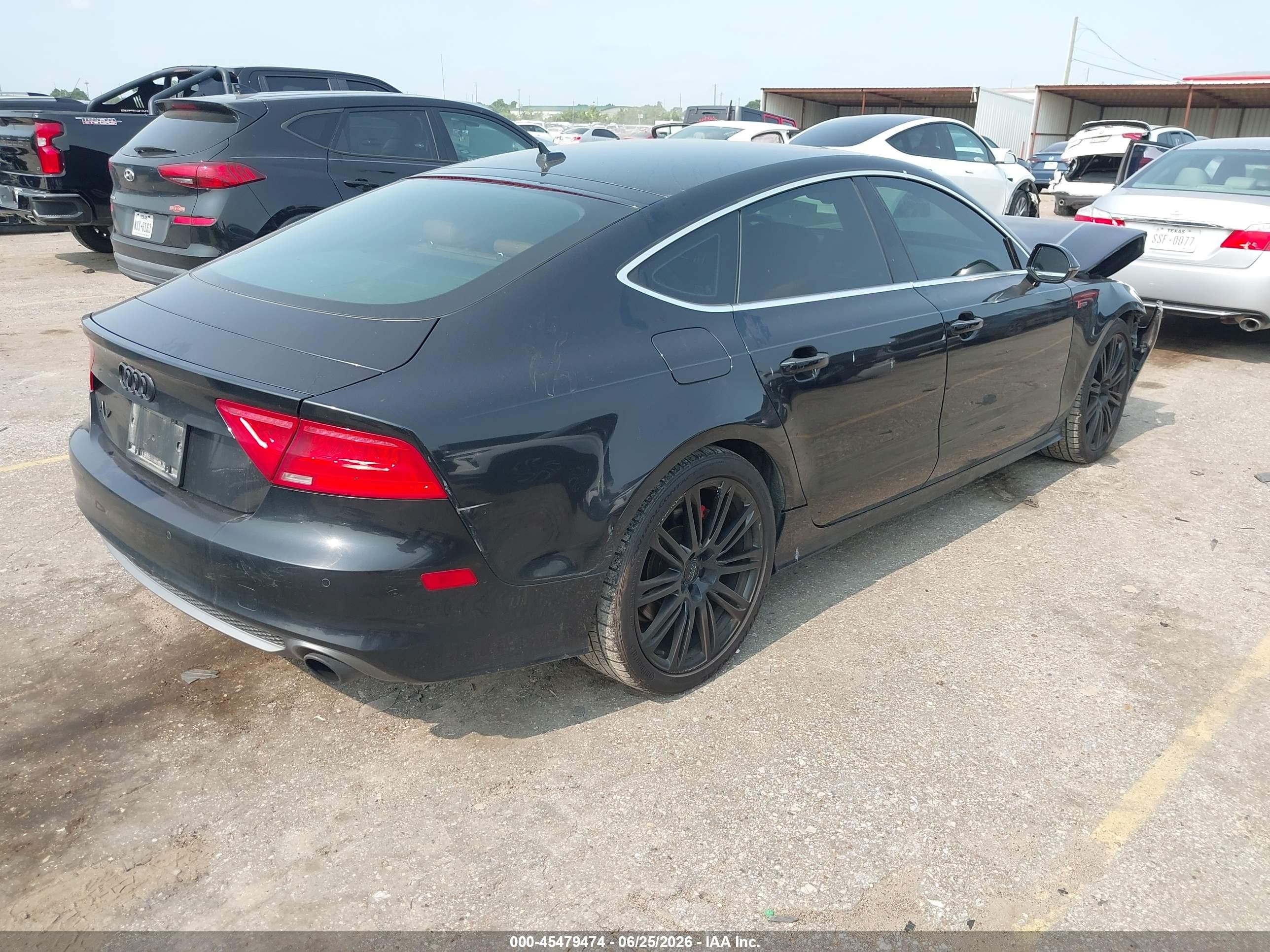 2014 Audi A7 3.0t Premium Plus Black vin: WAU2GAFCXEN020811