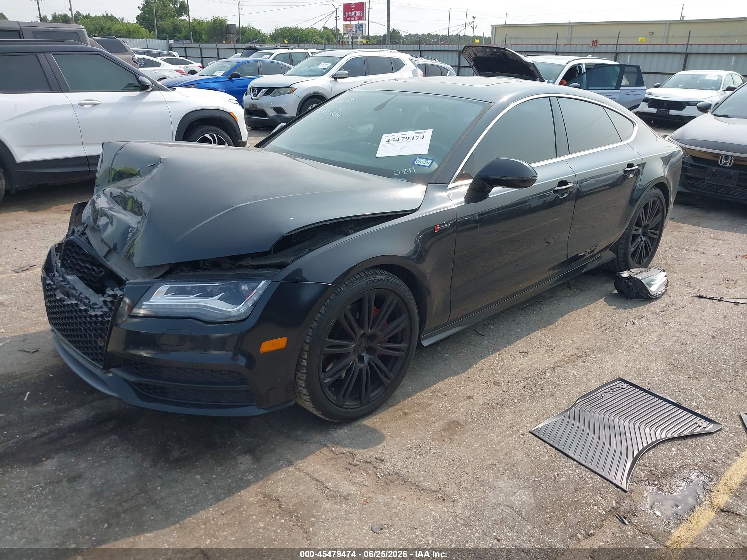 2014 Audi A7 3.0t Premium Plus Black vin: WAU2GAFCXEN020811