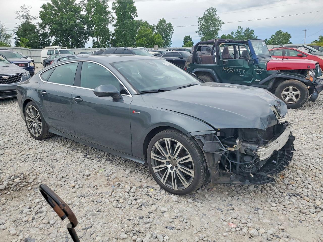 2014 Audi A7 Prestige Gray vin: WAU2GAFCXEN063545