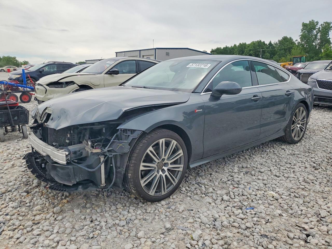 2014 Audi A7 Prestige Gray vin: WAU2GAFCXEN063545