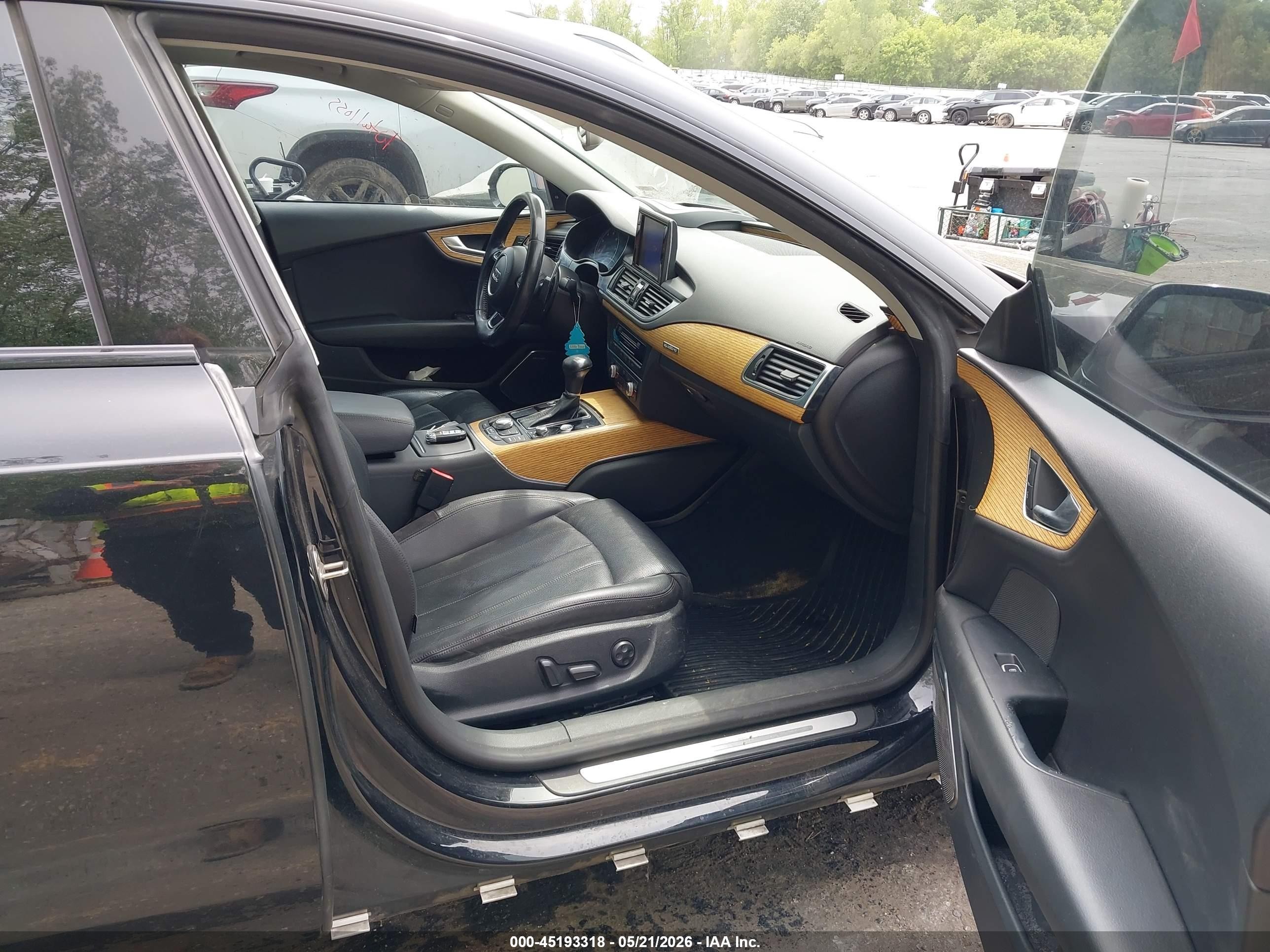 2014 Audi A7 3.0t Premium Plus Черный vin: WAU2GAFCXEN078837