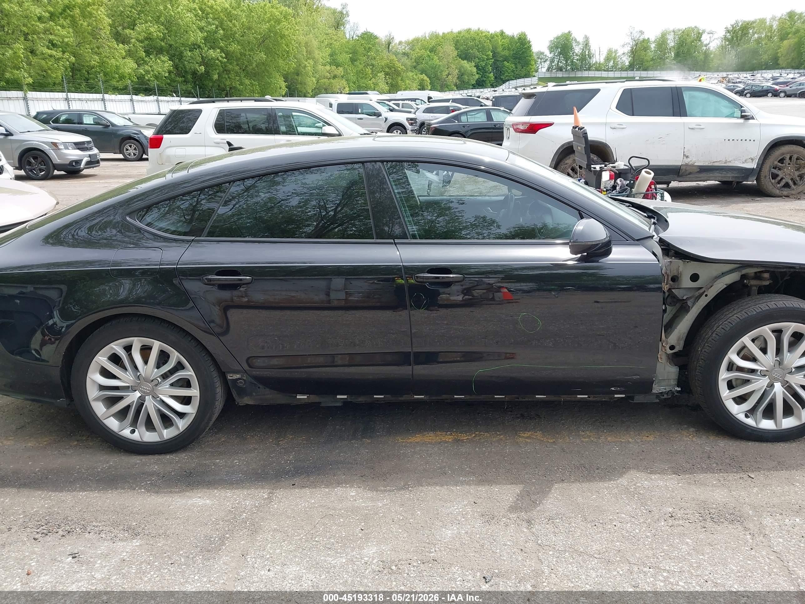 2014 Audi A7 3.0t Premium Plus Черный vin: WAU2GAFCXEN078837