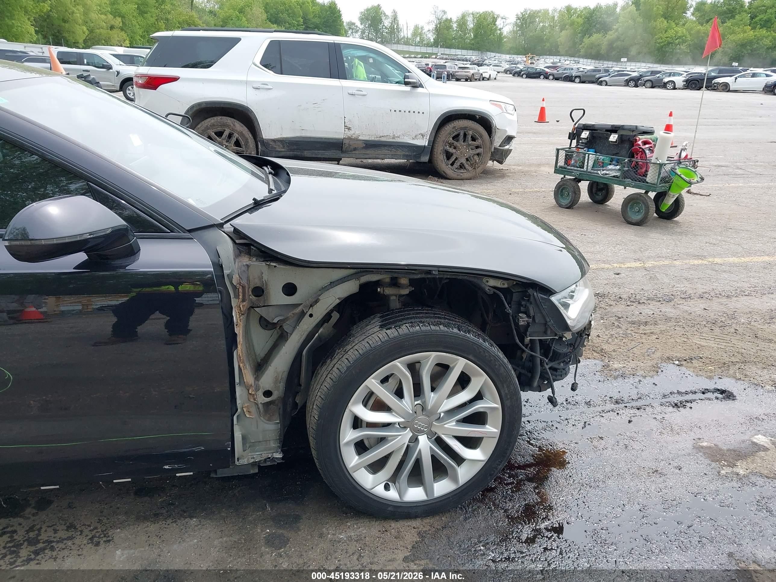 2014 Audi A7 3.0t Premium Plus Черный vin: WAU2GAFCXEN078837