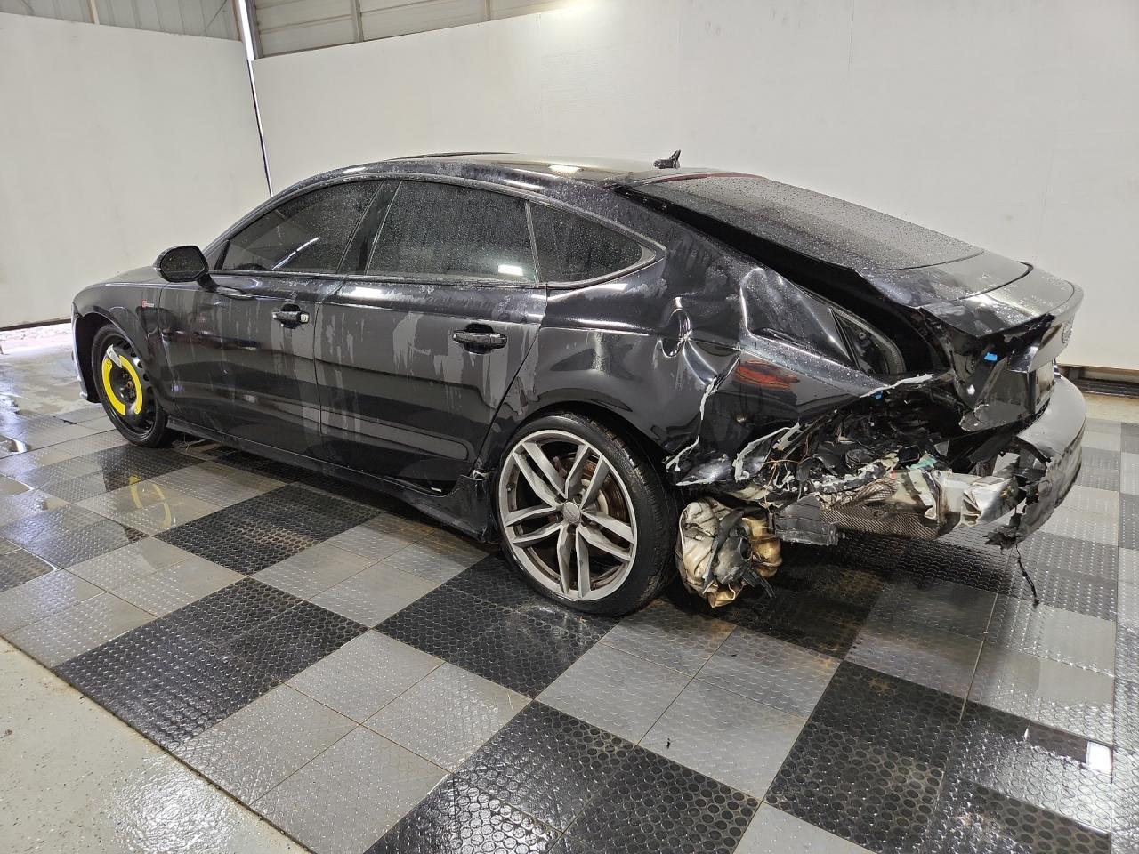 2015 Audi A7 Prestige Black vin: WAU2GAFCXFN032958 Damage: Left Qtr Panel, Severe Damage, Replacement Required