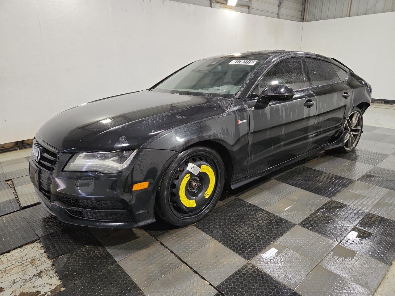 2015 Audi A7 Prestige Black vin: WAU2GAFCXFN032958 Damage: Left Front Wheel, Mismatched, Replacement Required
