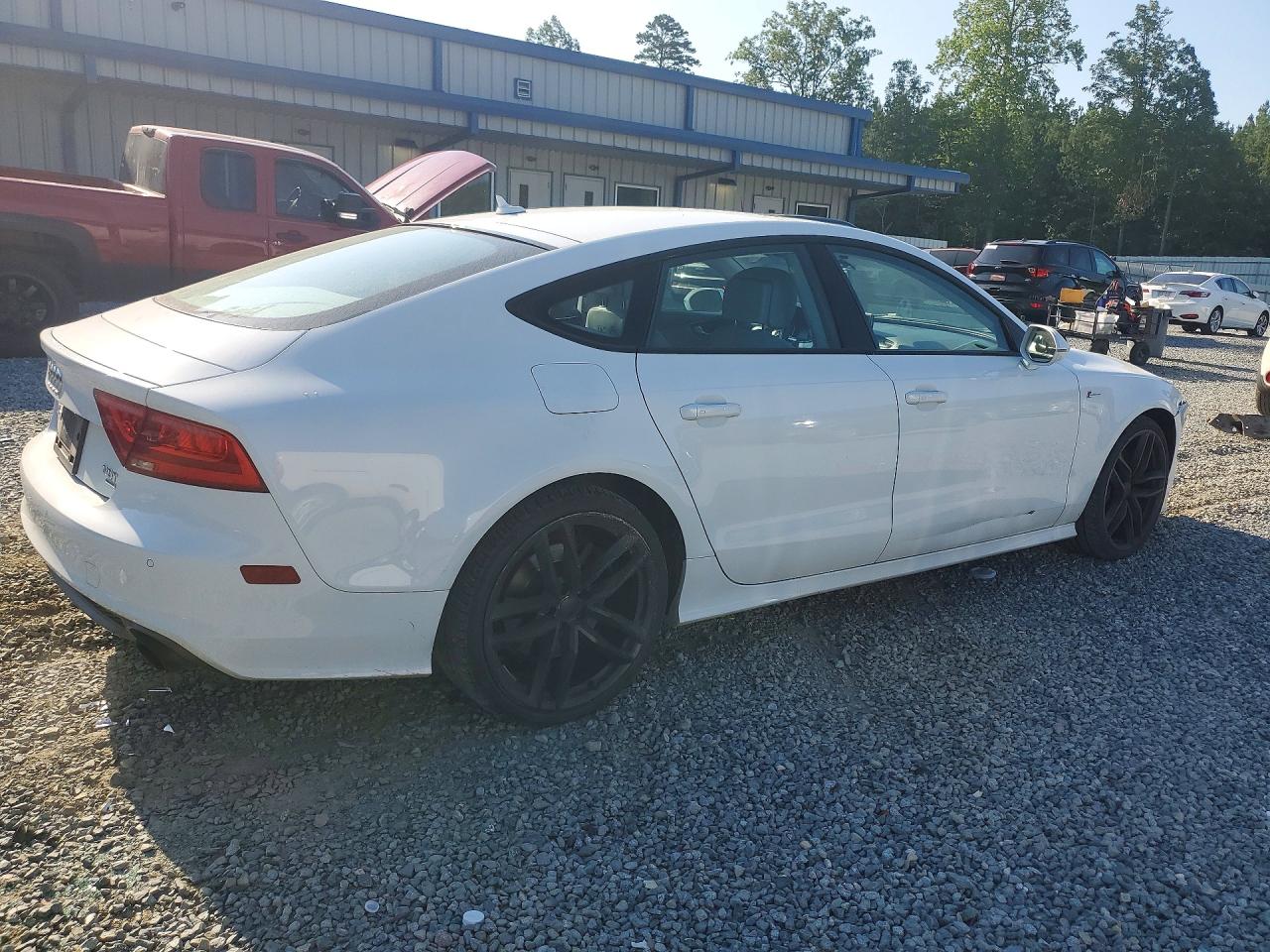 2015 Audi A7 Prestige White vin: WAU2GAFCXFN062154