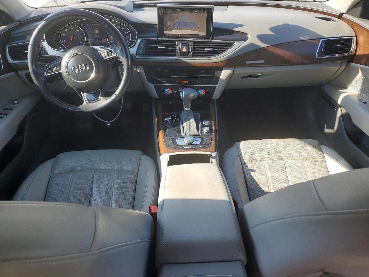 2015 Audi A7 Prestige White vin: WAU2GAFCXFN062154