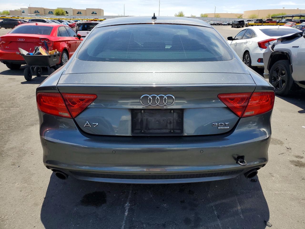 2014 Audi A7 Prestige Gray vin: WAU2GBFC3EN063375