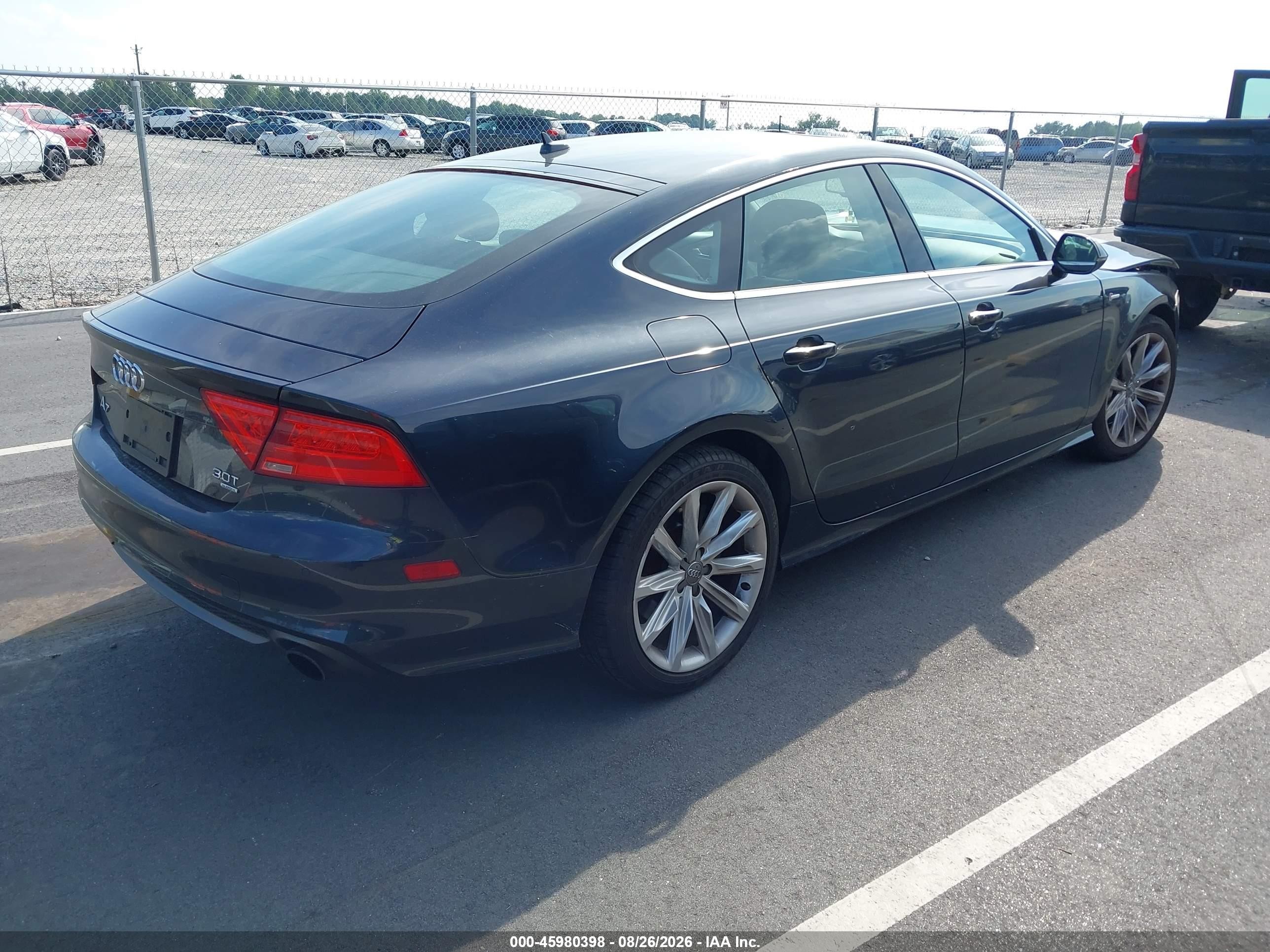 2013 Audi A7 3.0t Premium Black vin: WAU2GBFC8DN063239