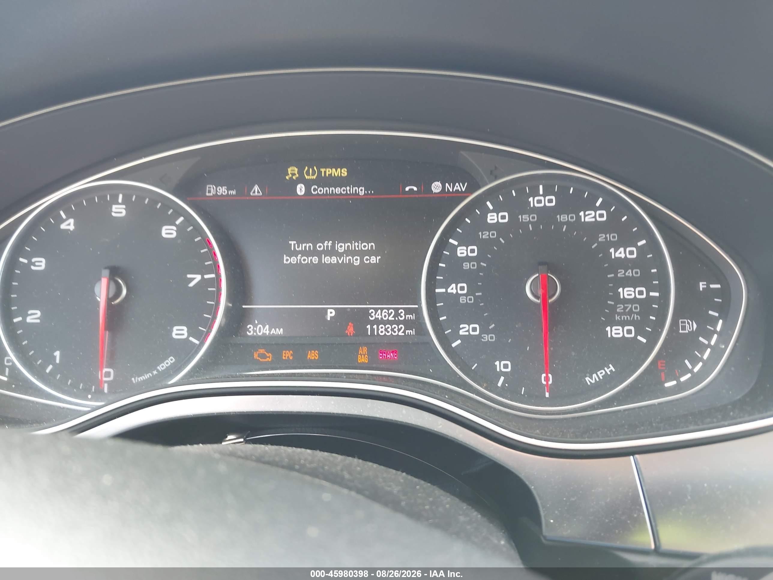2013 Audi A7 3.0t Premium Black vin: WAU2GBFC8DN063239
