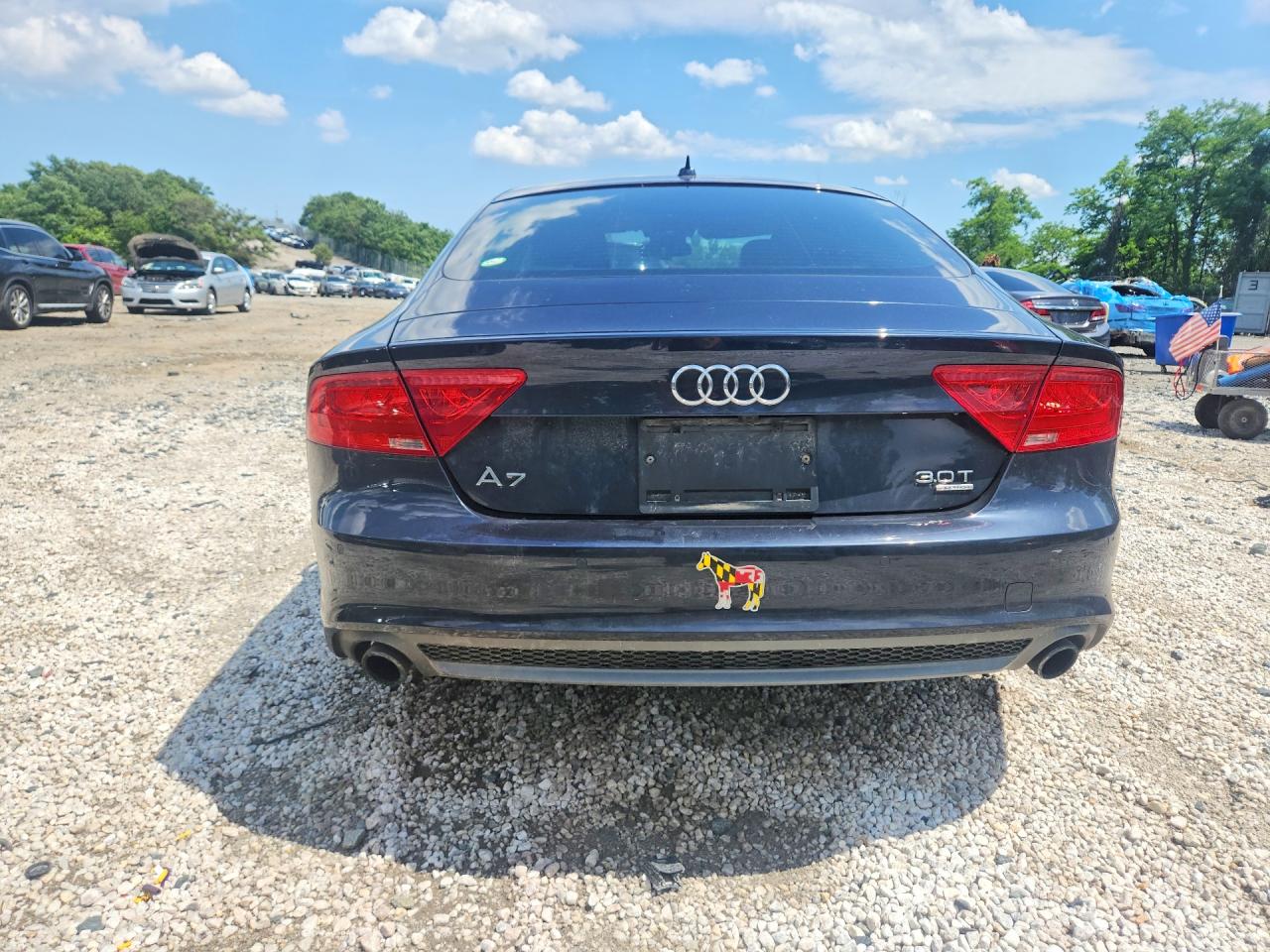 2013 Audi A7 Prestige Blue vin: WAU2GBFC9DN017337