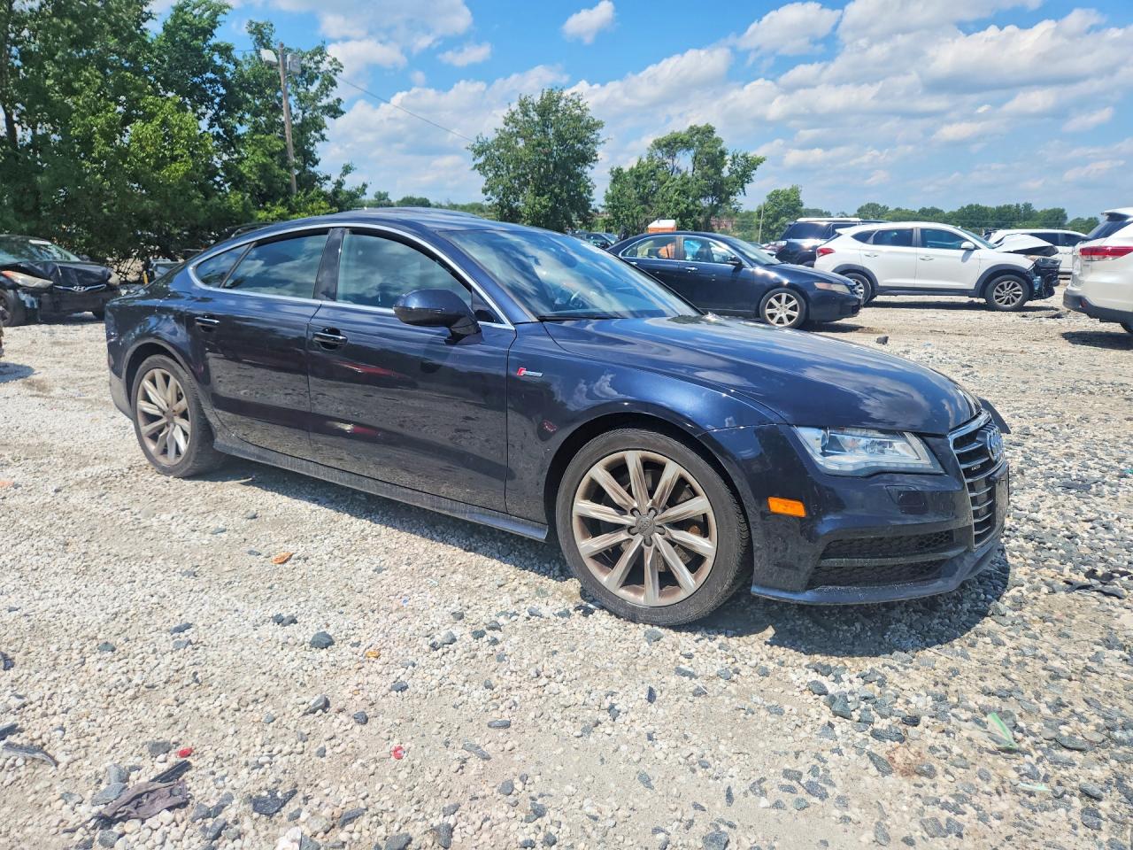 2013 Audi A7 Prestige Blue vin: WAU2GBFC9DN017337