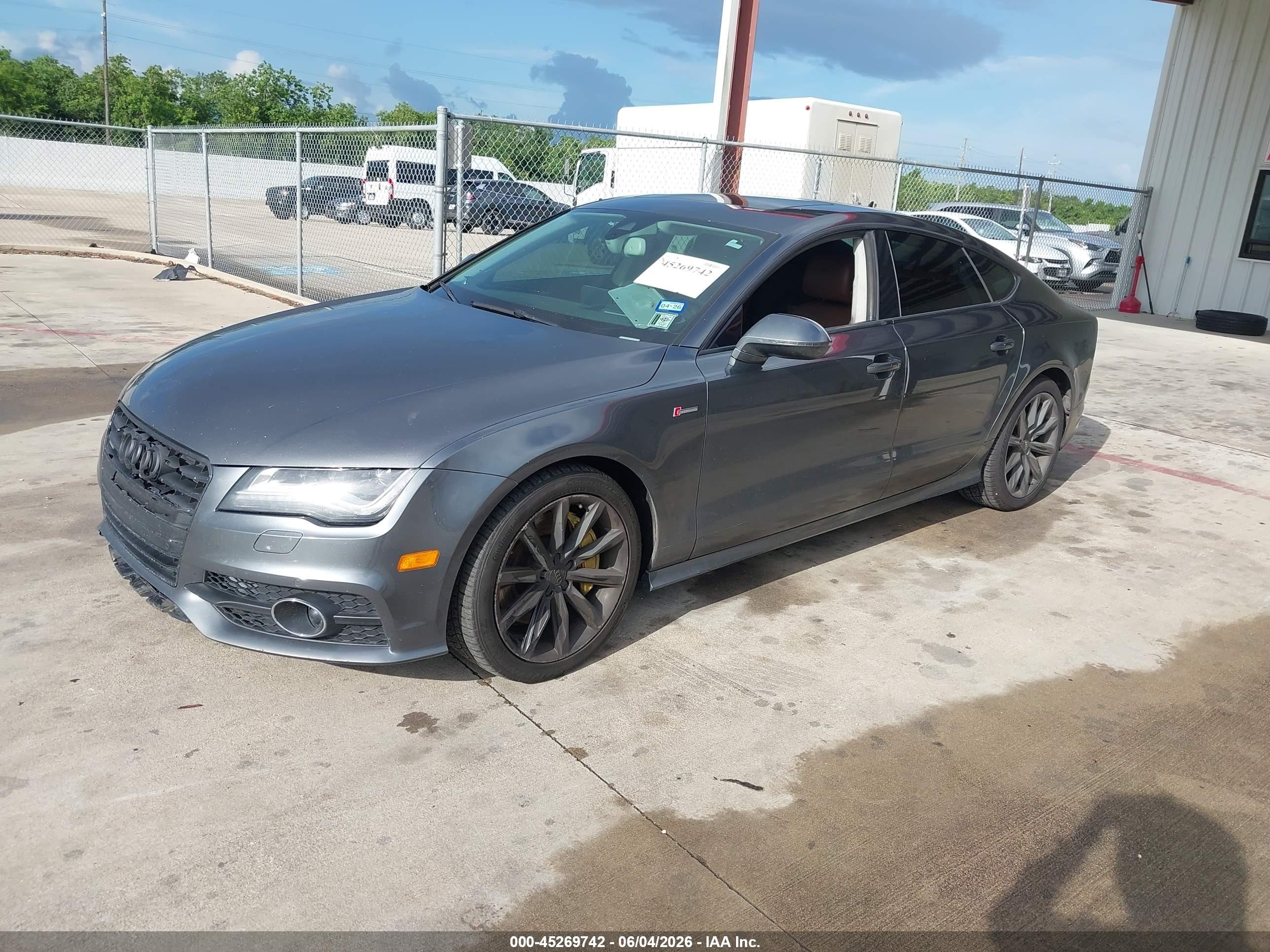 2015 Audi A7 3.0t Premium Plus Gray vin: WAU2GBFCXFN003692