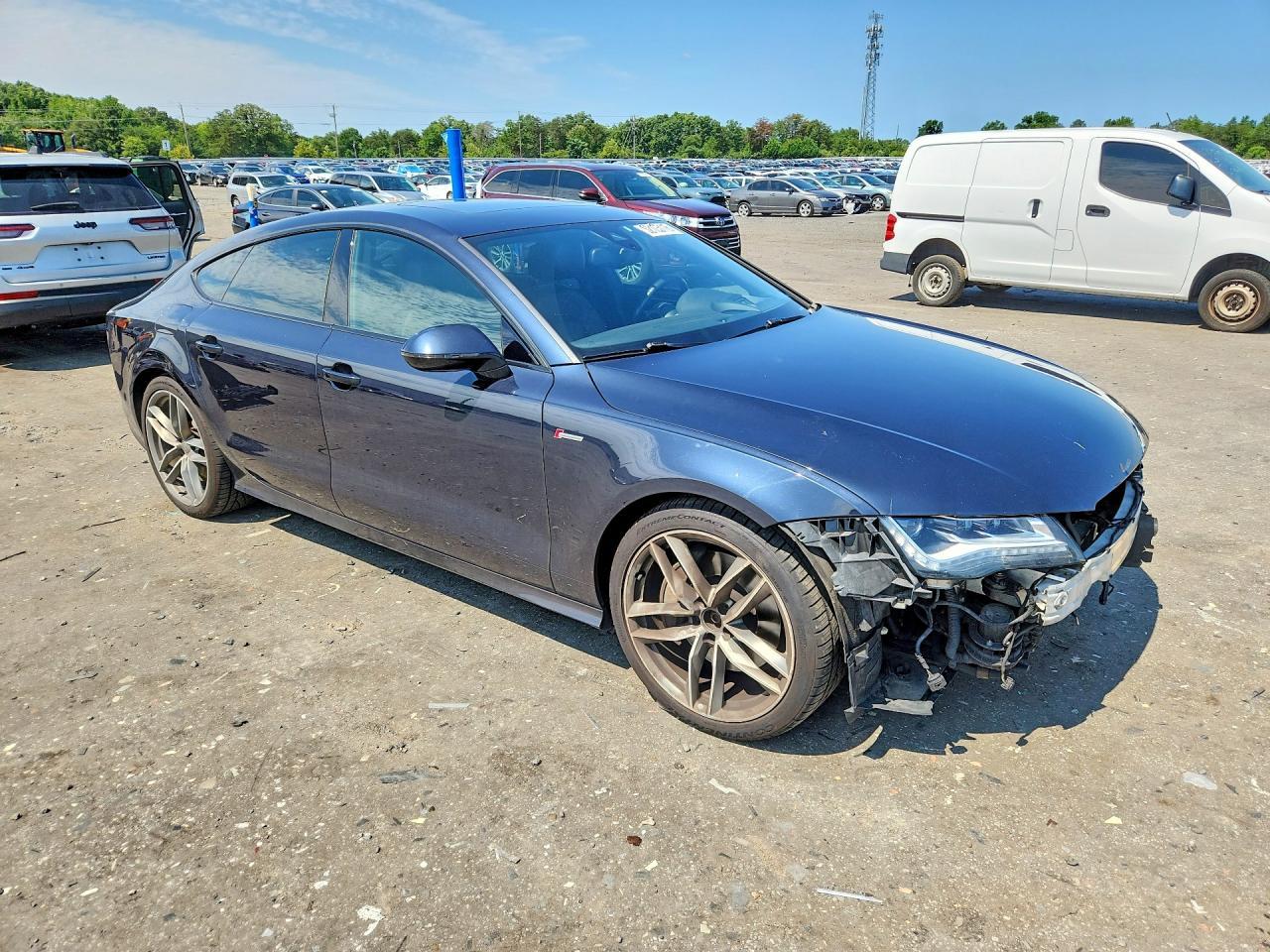 2015 Audi A7 Prestige Blue vin: WAU2GBFCXFN036689